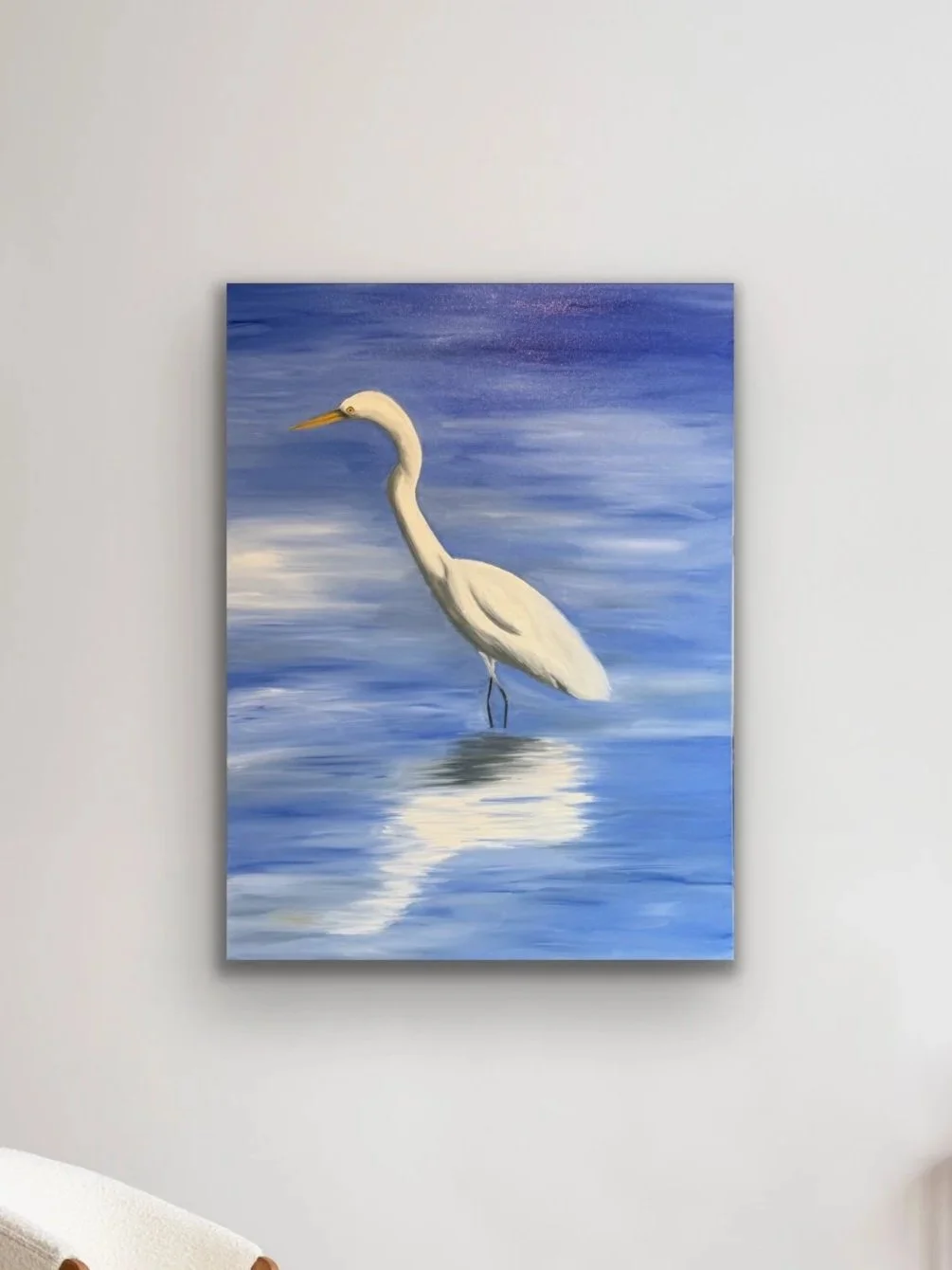 Egret Reflection