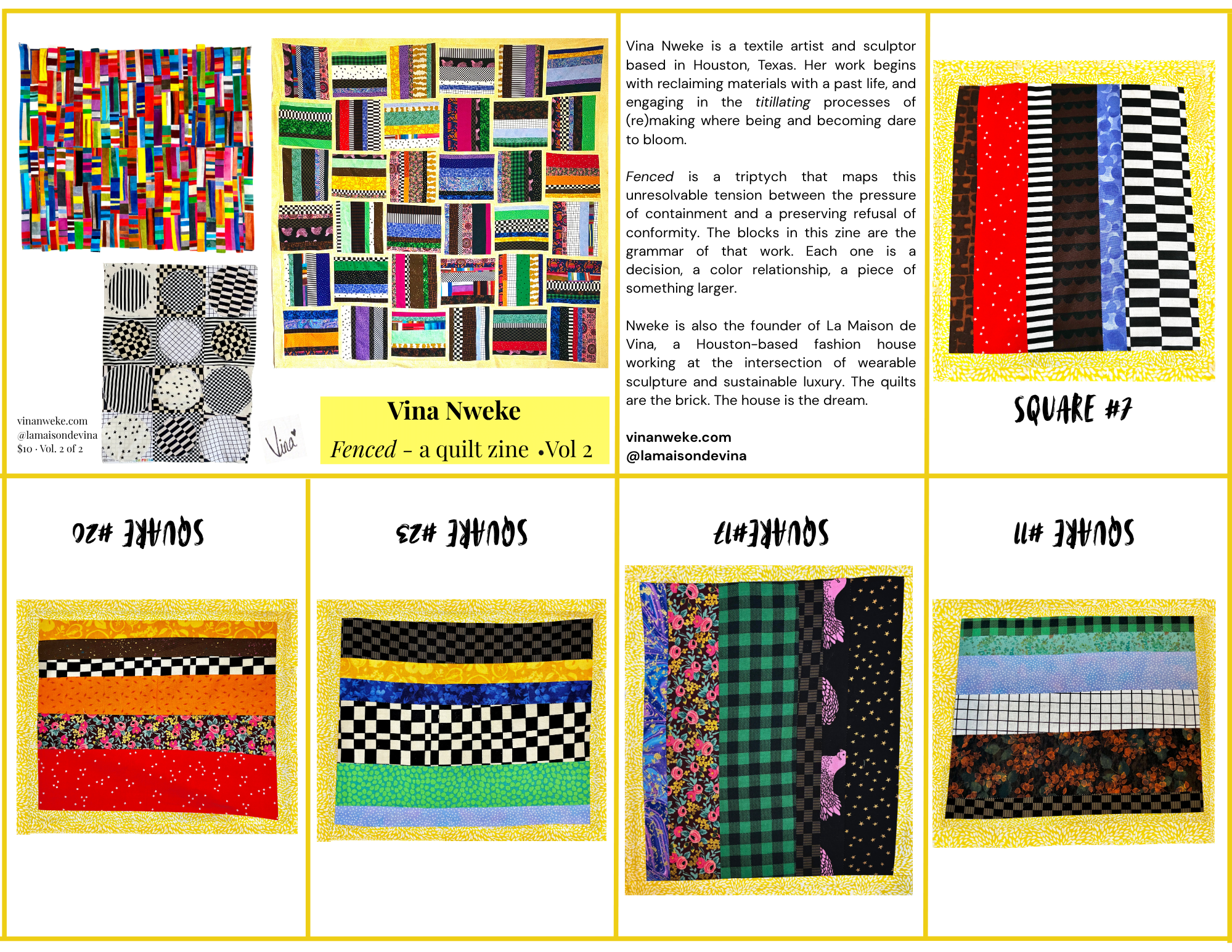 Zine — Fenced triptych, Vol. 1 & 2