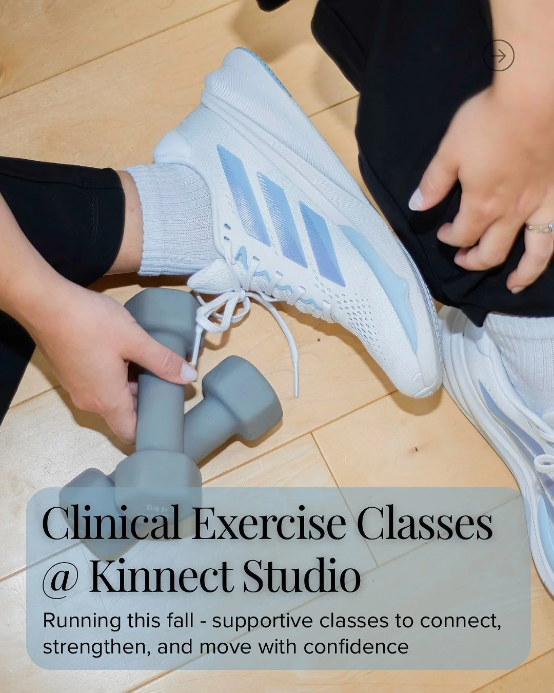 ✨Exciting news from Kinnect Studio!✨
 Our fall clinical exercise classes are here, including Clinical Pilates and Postnatal Core &amp; Strengthen (schedule in the post above👆). I&rsquo;ll be teaching the 8-week Clinical Pilates program on Saturdays 