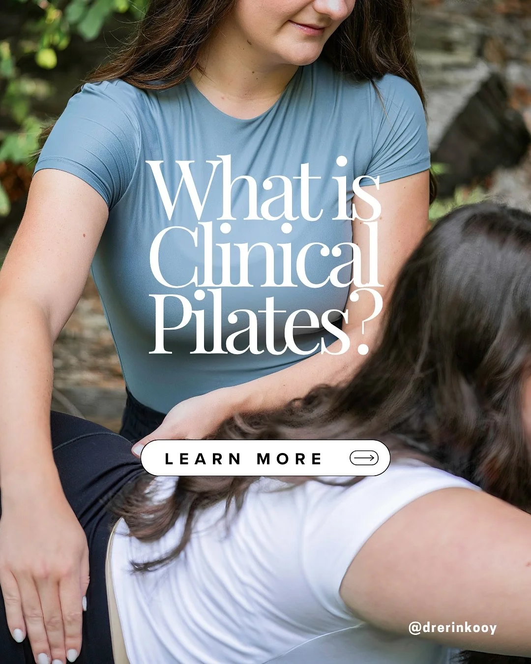 You may have seen me talk about Clinical Pilates &mdash; but what exactly is it? 

It&rsquo;s a blend of clinical assessment, mindful movement, and Pilates principles guided by a healthcare professional (like me, a chiropractor!) &mdash; designed to 