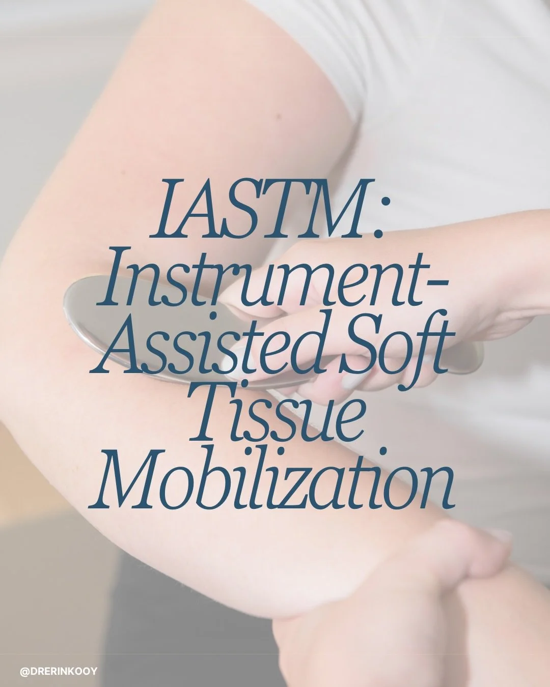 IASTM (Instrument-Assisted Soft Tissue Mobilization) uses smooth, curved instruments that glide over the skin to help identify and treat soft tissue tension or restriction. The main goals are to improve:
 ✅ Tissue pliability ✅ Local blood flow ✅ Rang