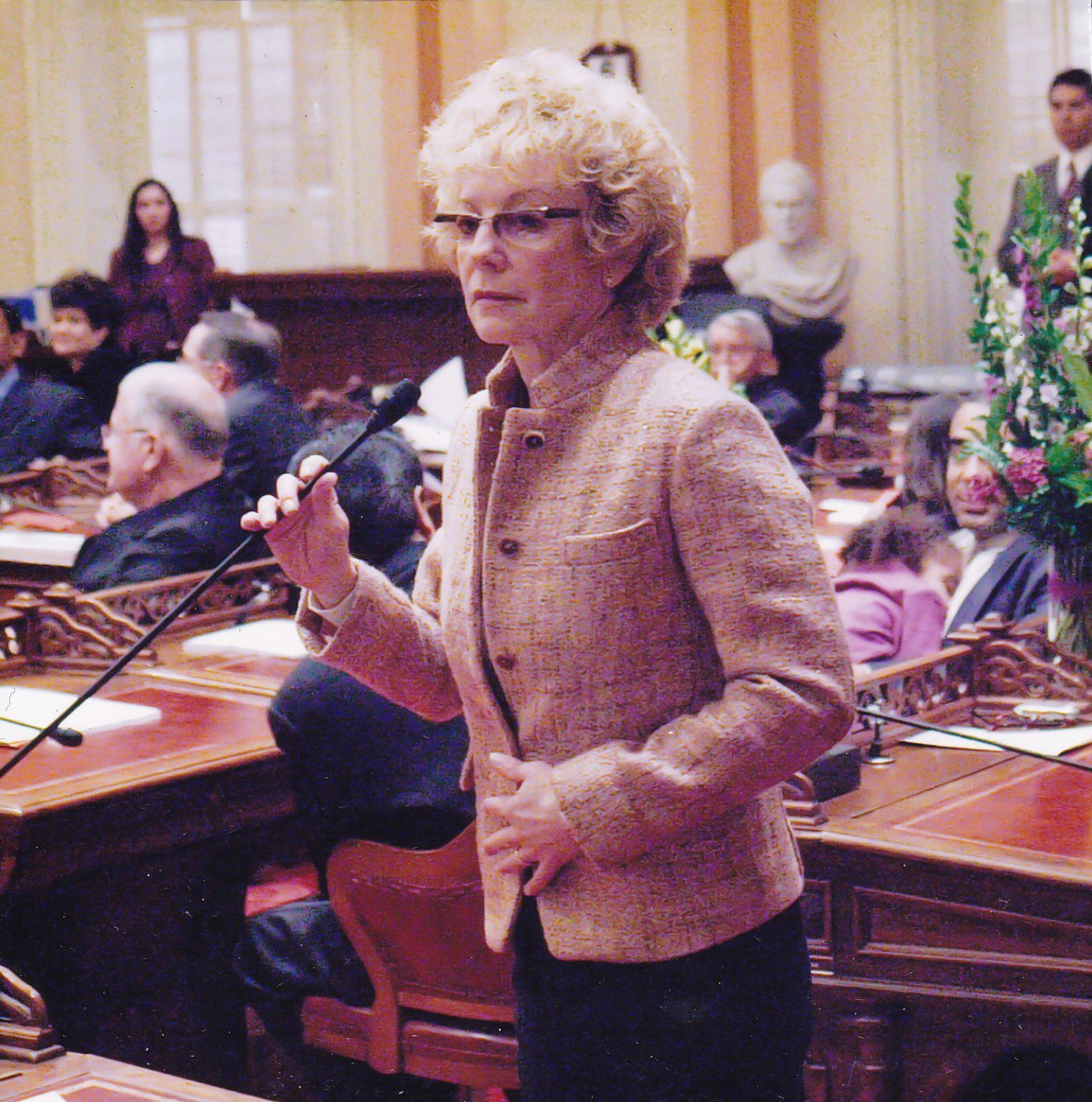 Carole speaks on the Senate Floor