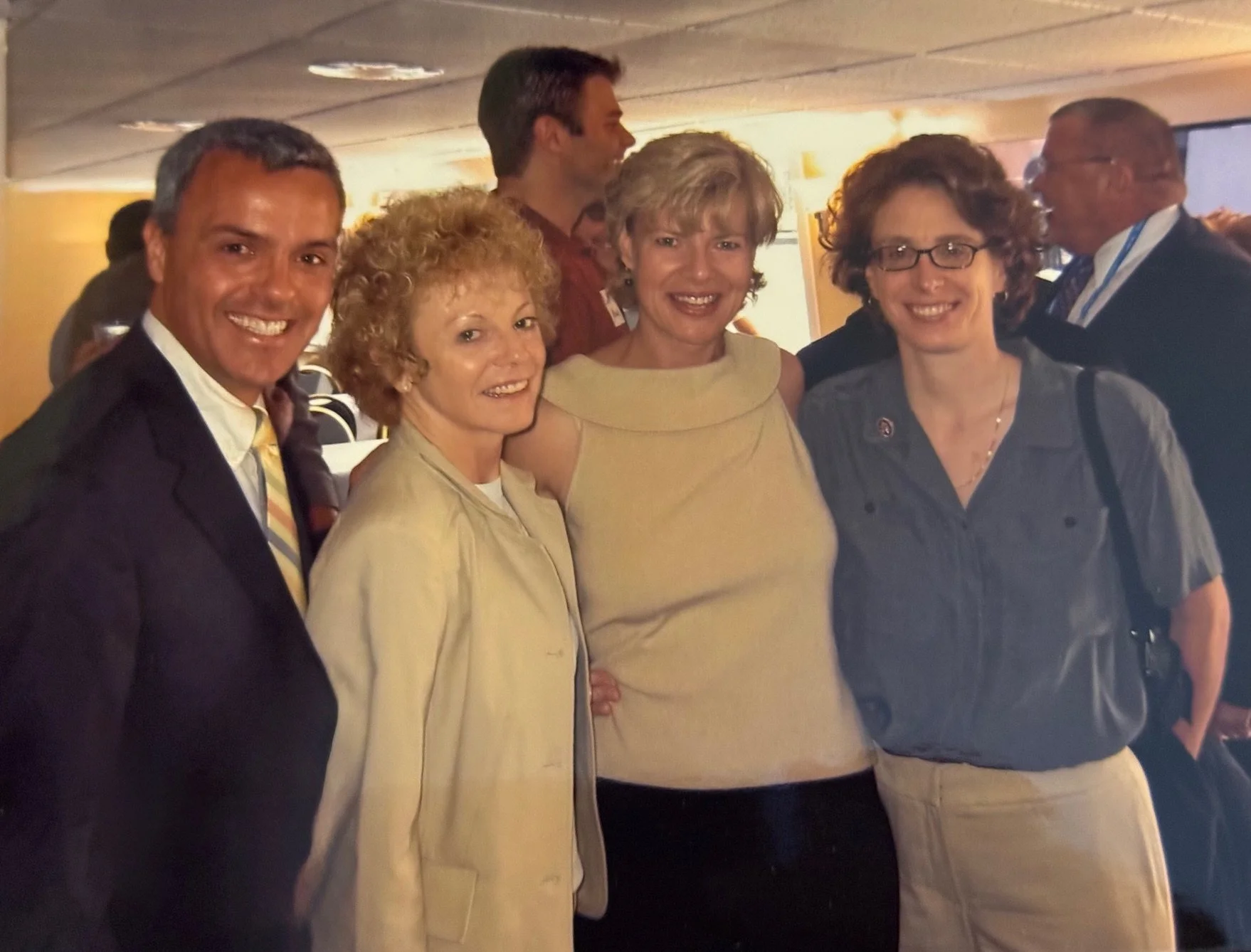 Michael Colbruno, Carole Migden, and Senator Tammy Baldwin