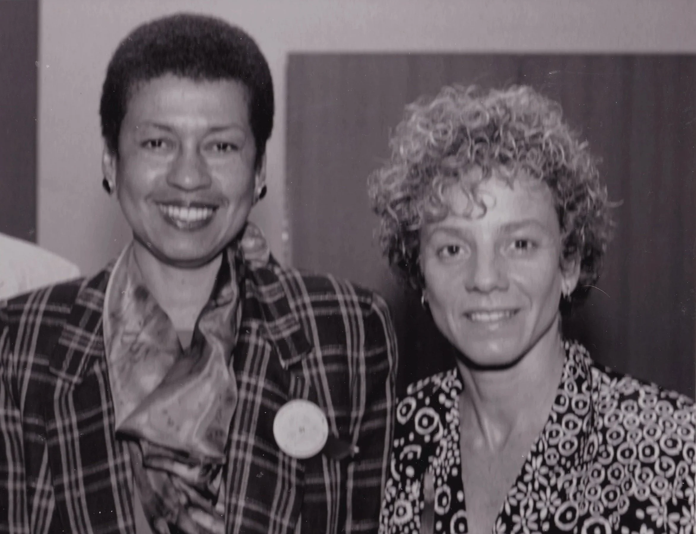 Congresswoman Eleanor Norton Holmes and Carole Migden, 1992