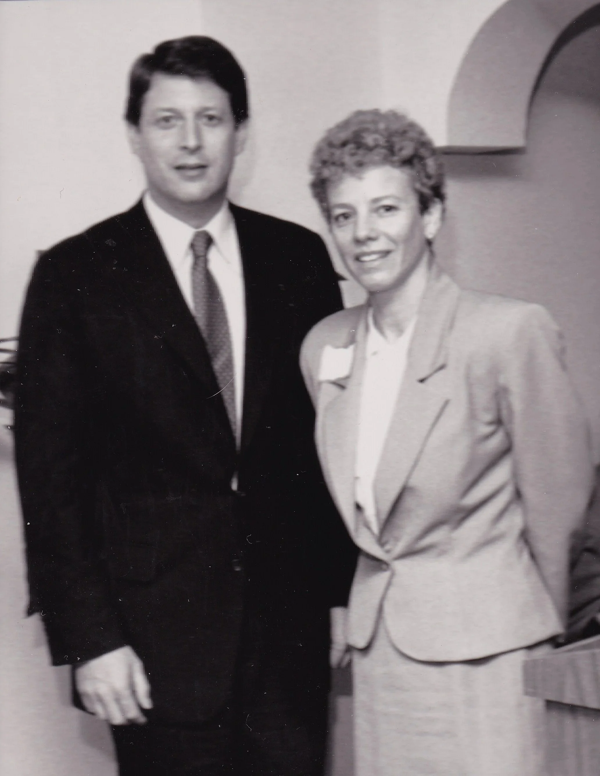 Vice President Al Gore and Carole Migden