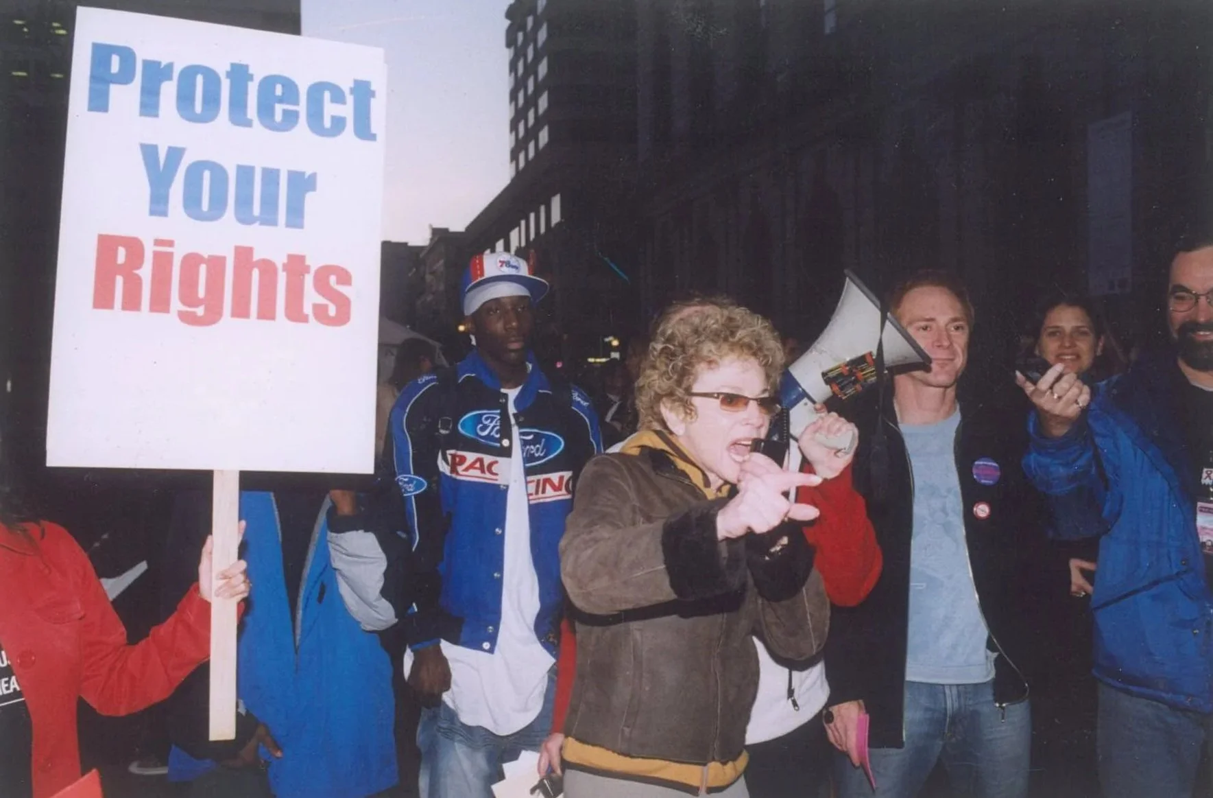 Carole Migden at a Campaign Rally