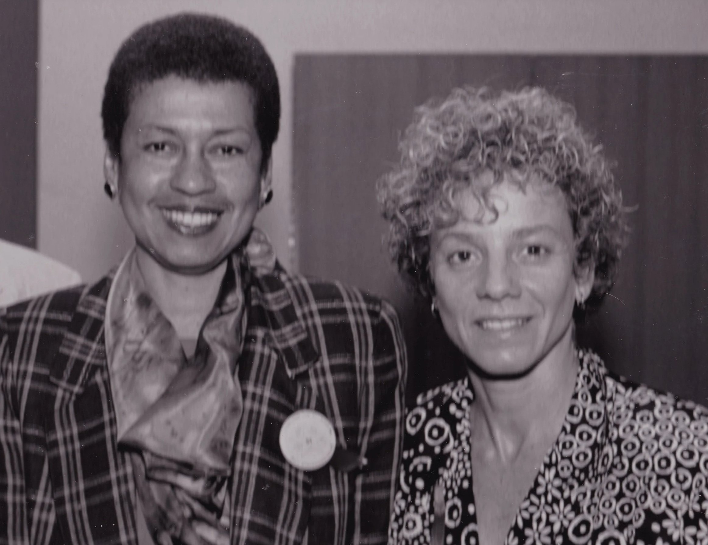 Congresswoman Eleanor Norton Holmes and Carole, 1992