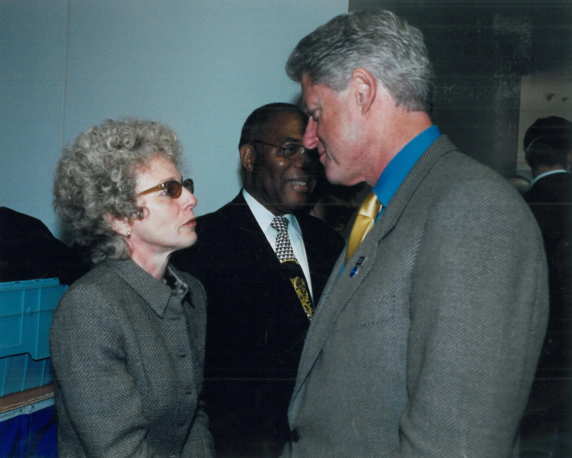 Carole and President Bill Clinton