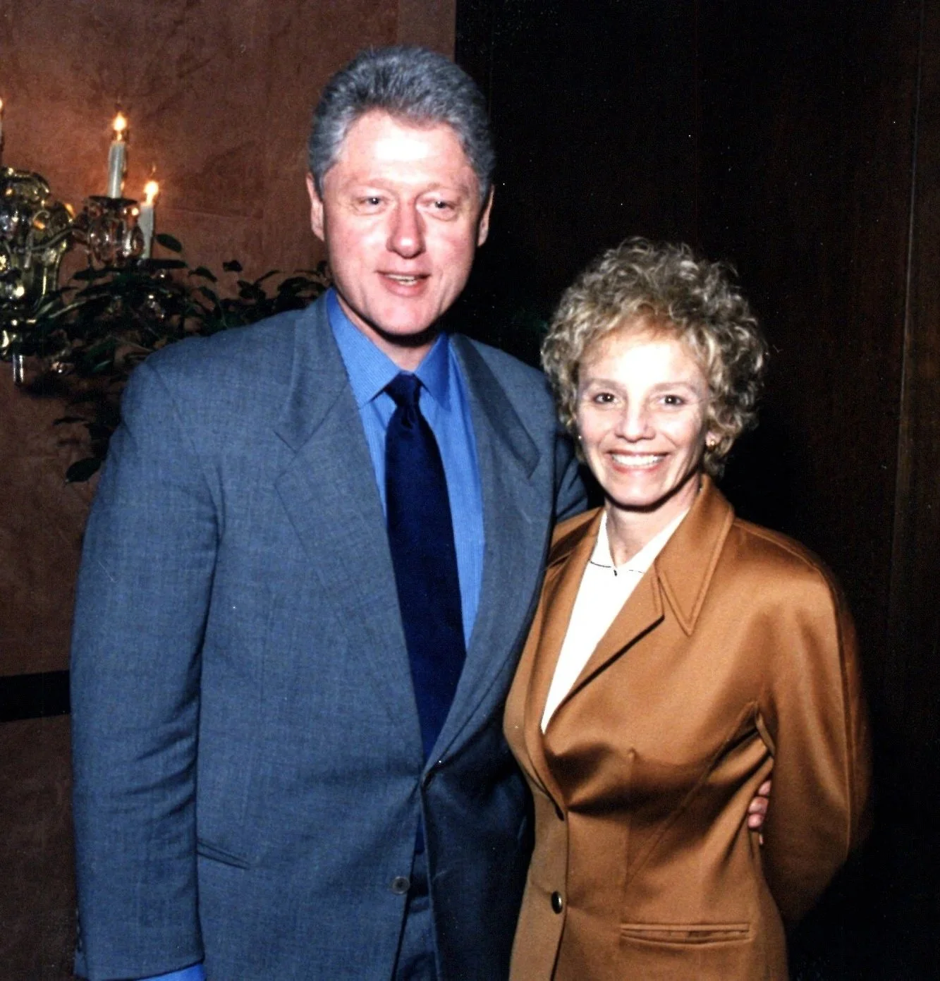 President Bill Clinton and Carole Migden