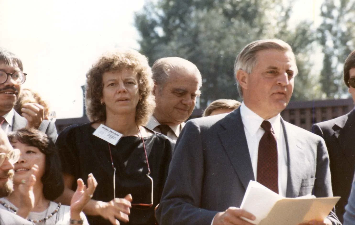 Carole Migden at Walter Mondale Presidential Campaign Event