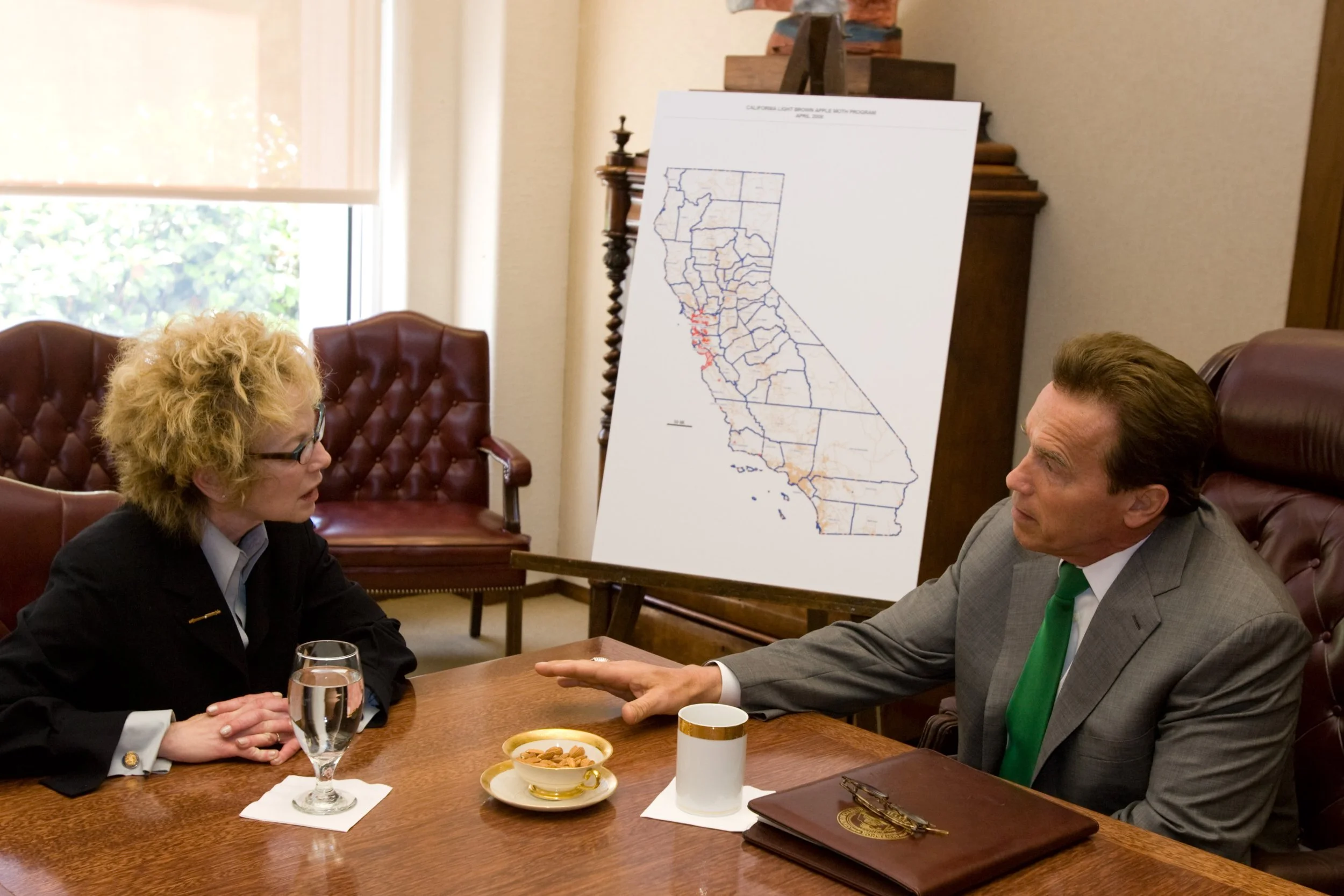 Senator Migden and Governor Schwarzenegger