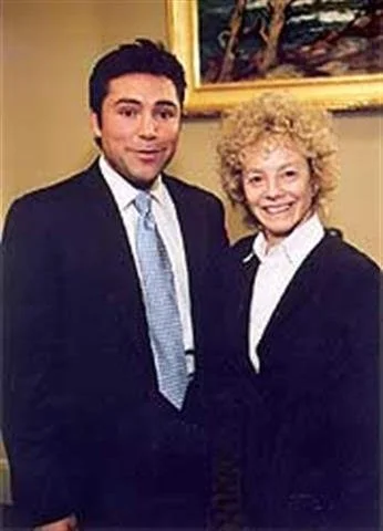 Boxing Champ Oscar De La Hoya and Carole Migden