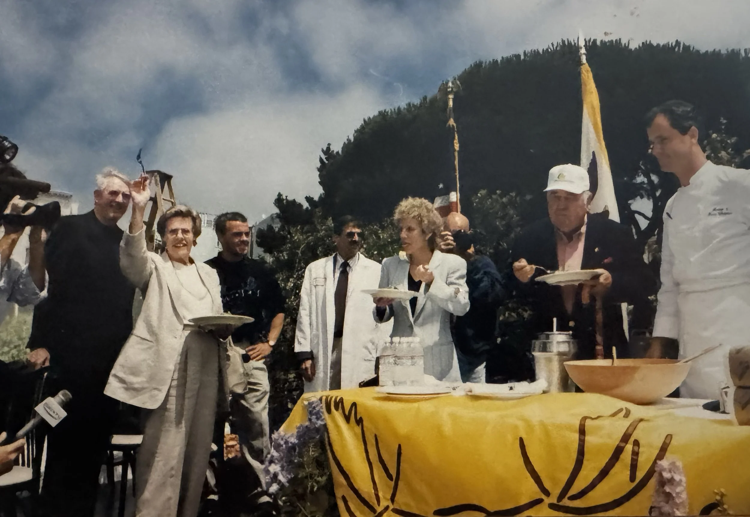 Largest Caesar Salad with Supervisor Sue Bierman and Carole
