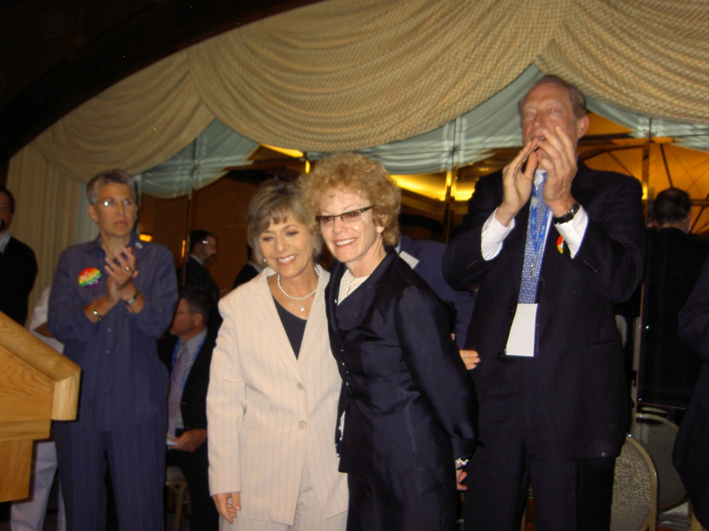 Senator Barbara Boxer and Carole Migden