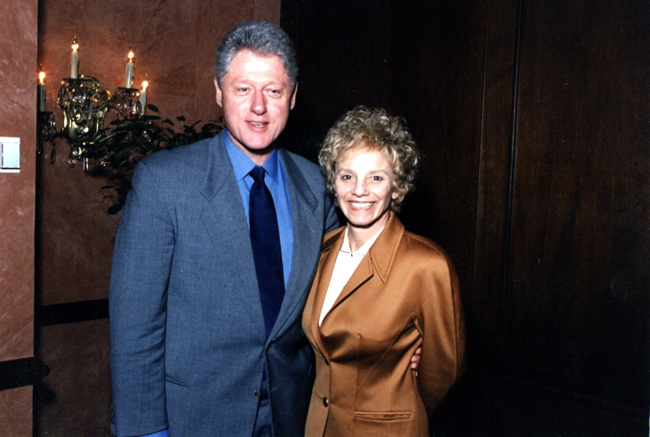 President Bill Clinton and Carole Migden