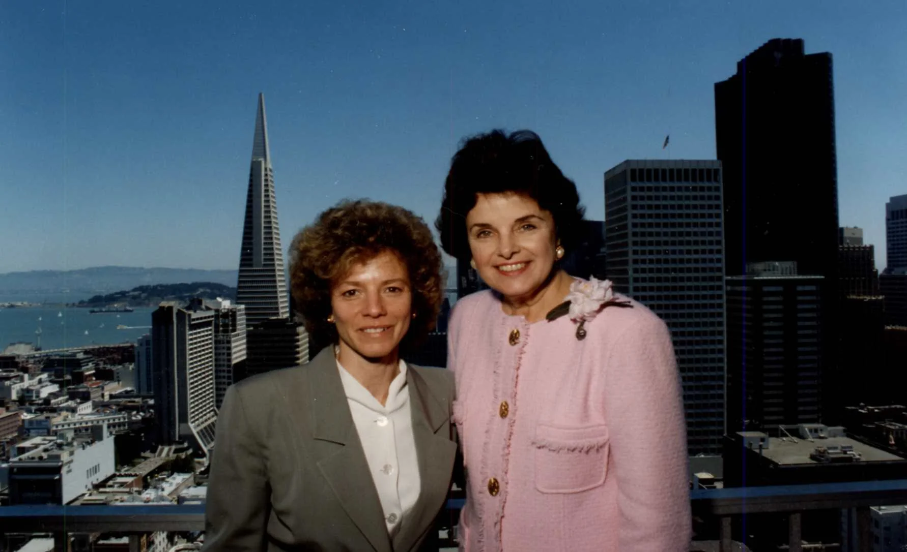 Carole Migden and Senator Diane Feinstein