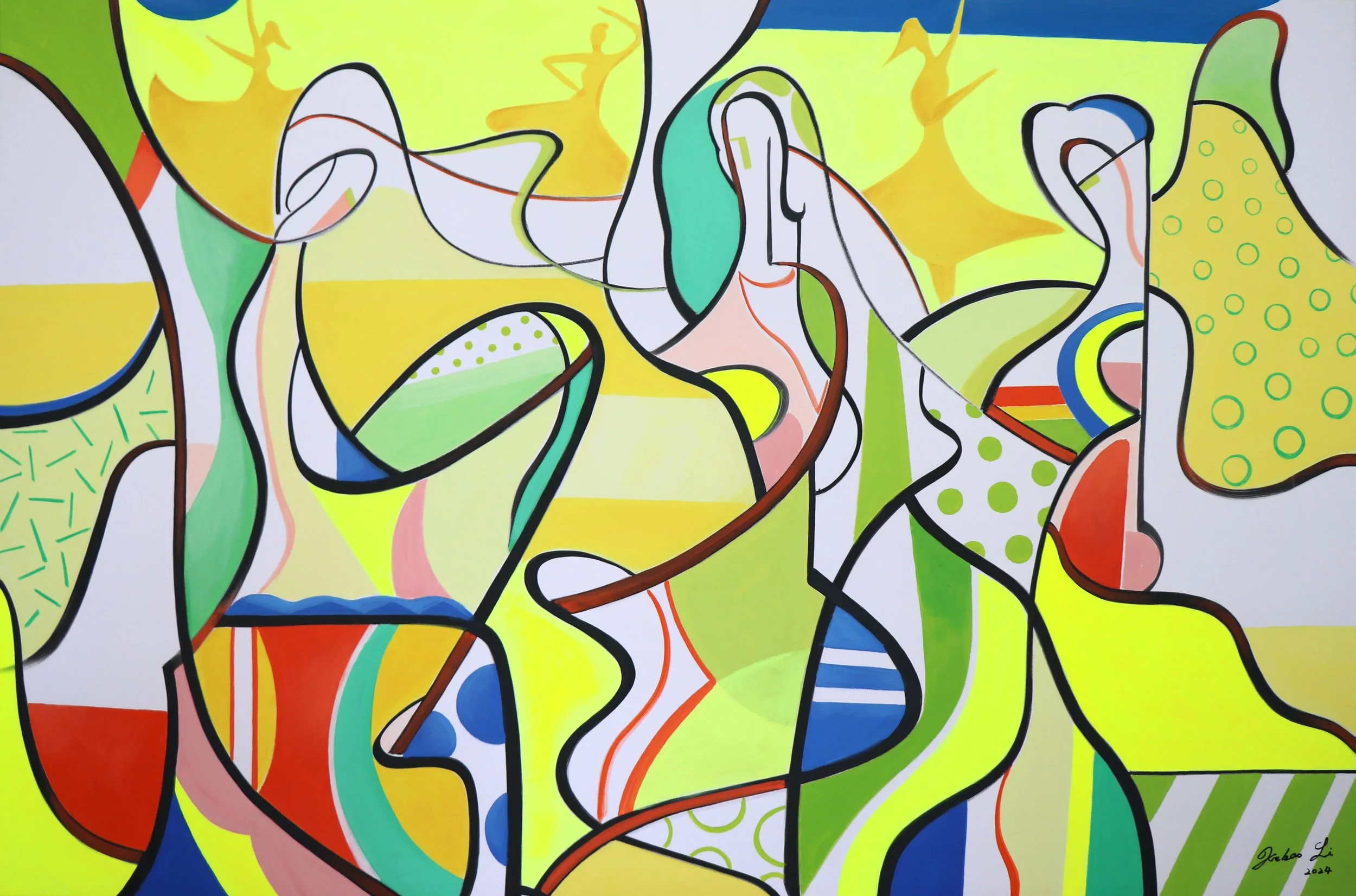 Dance Series: Dance of Freedom (2024)
Acrylic on Canvas
40x60in
SOLD