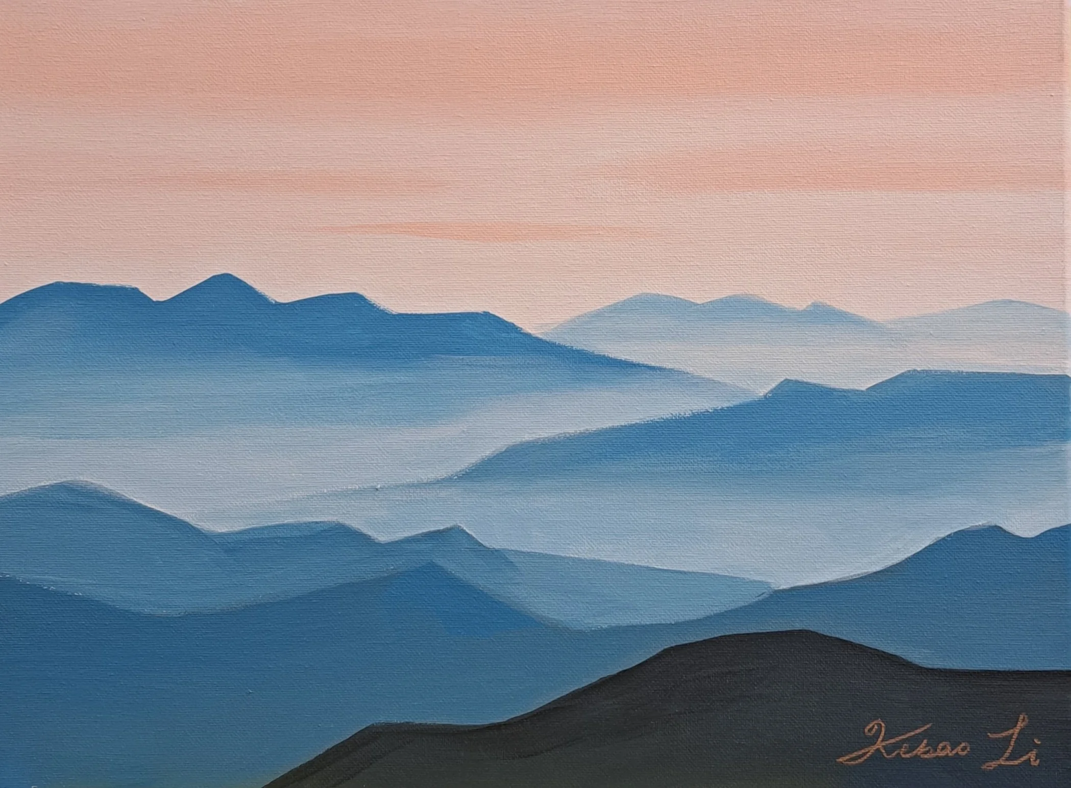 Pastoral Scenery (2025)
Acrylic on Canvas
12x16in