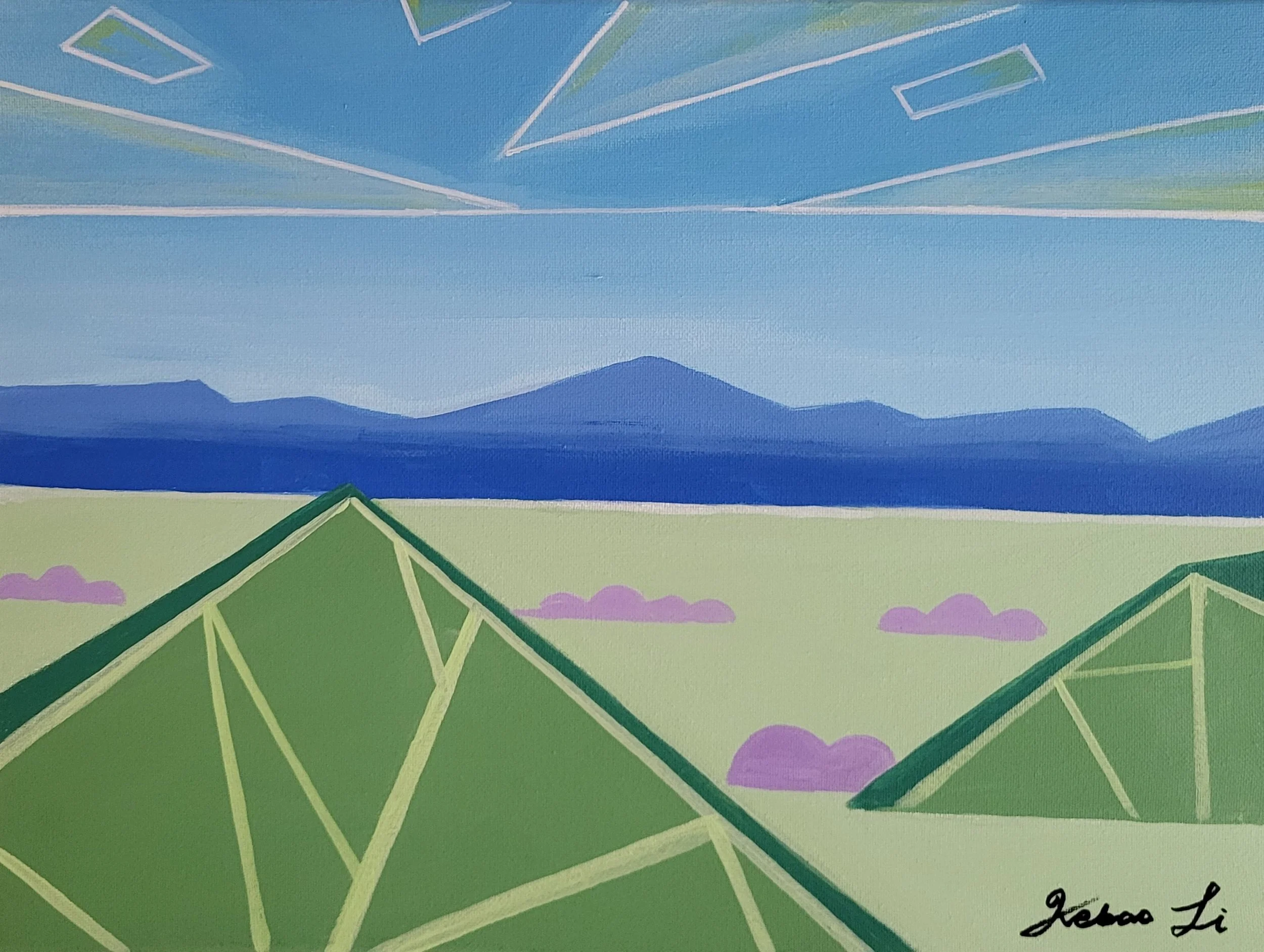 Pastoral Scenery (2025)
Acrylic on Canvas
12x16in