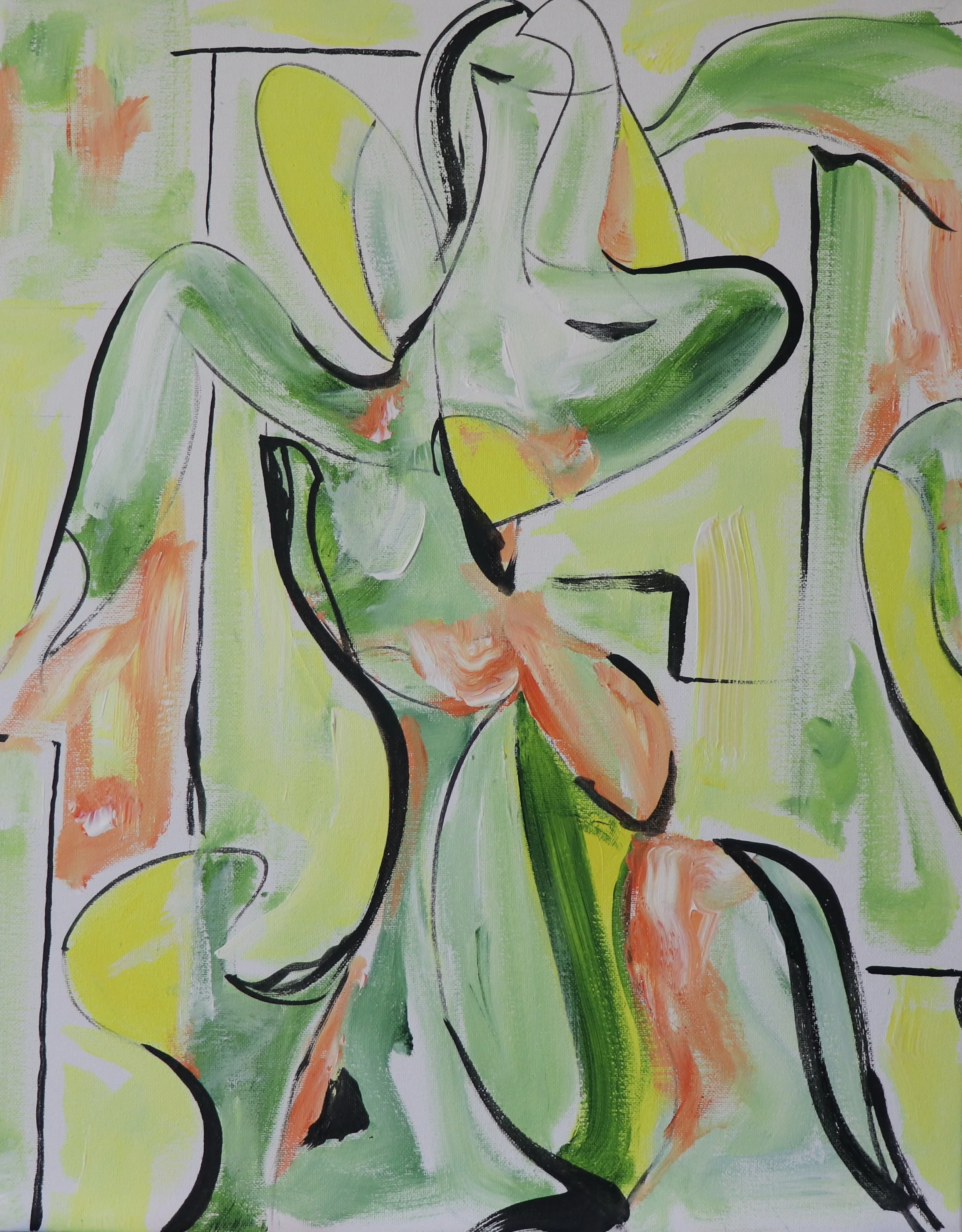 Dance Series:Solo Dance(2025)
Acrylic on Canvas
16x20in
SOLD