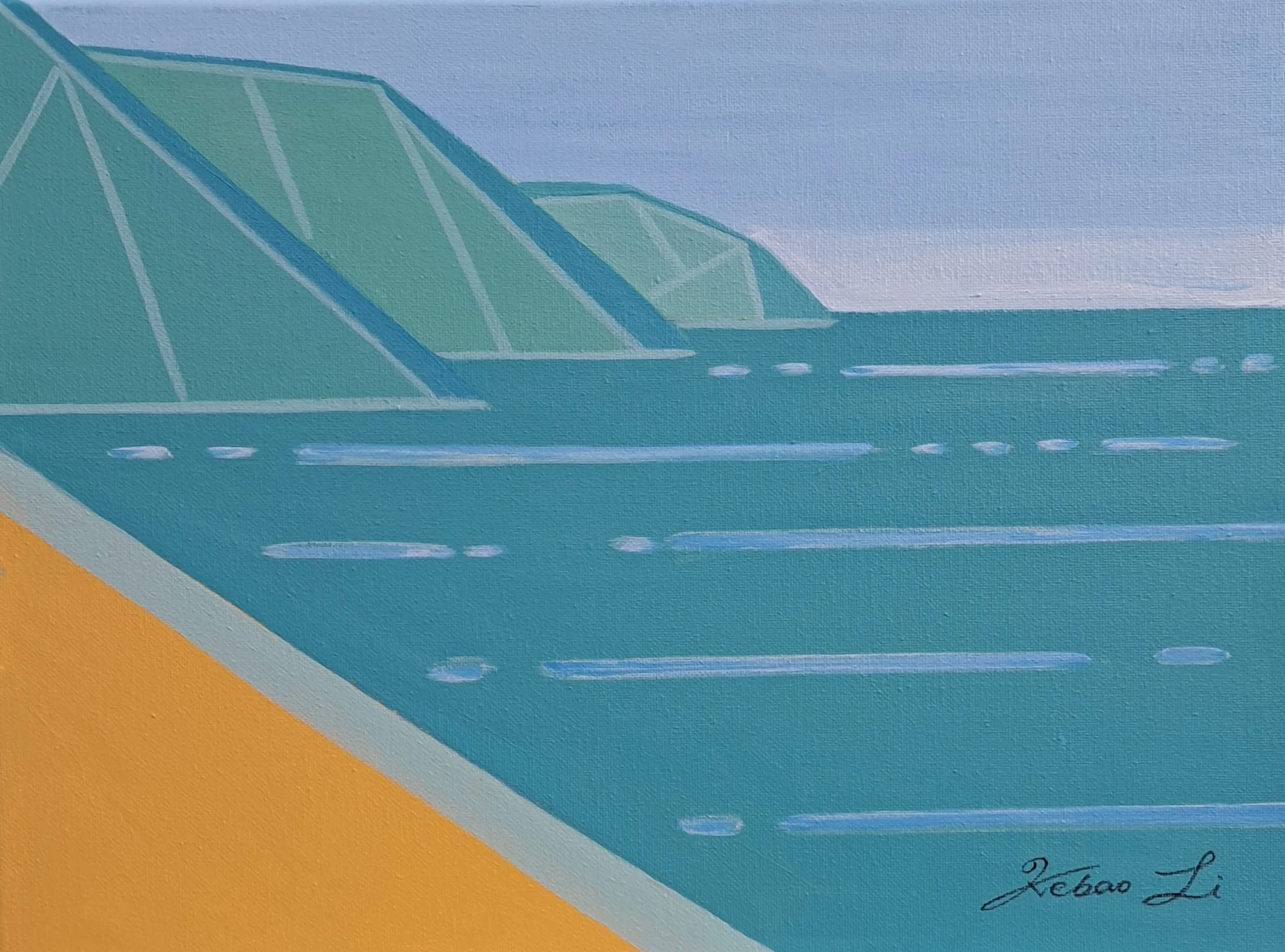 Pastoral Scenery (2025)
Acrylic on Canvas
12x16in