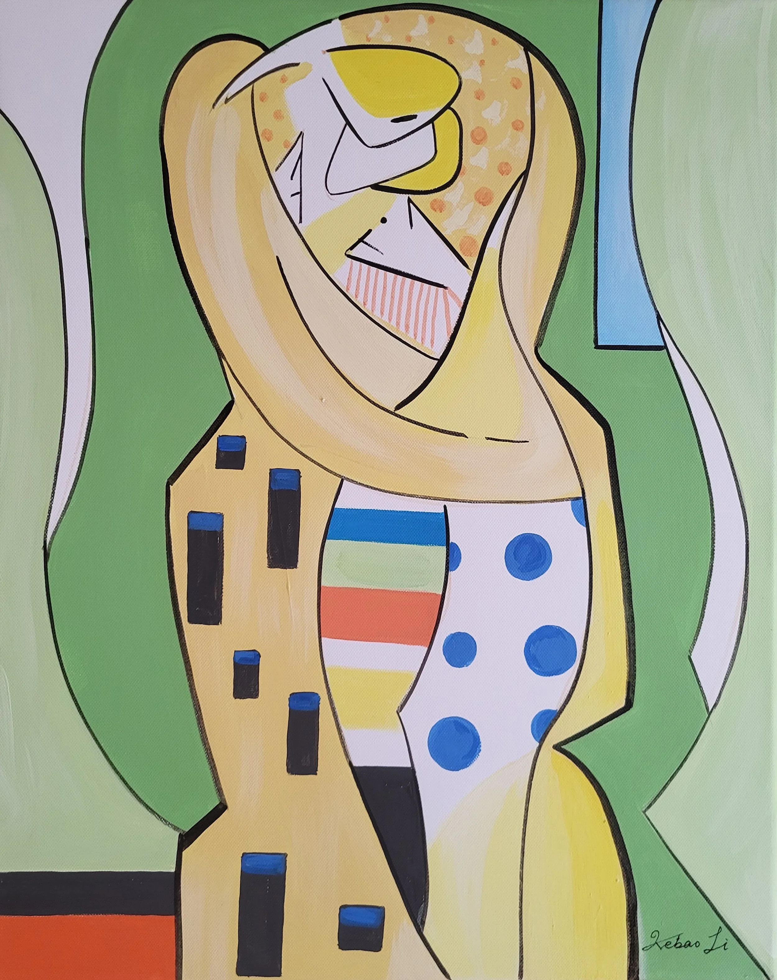 Kiss (2025)
Acrylic on Canvas
16X20in