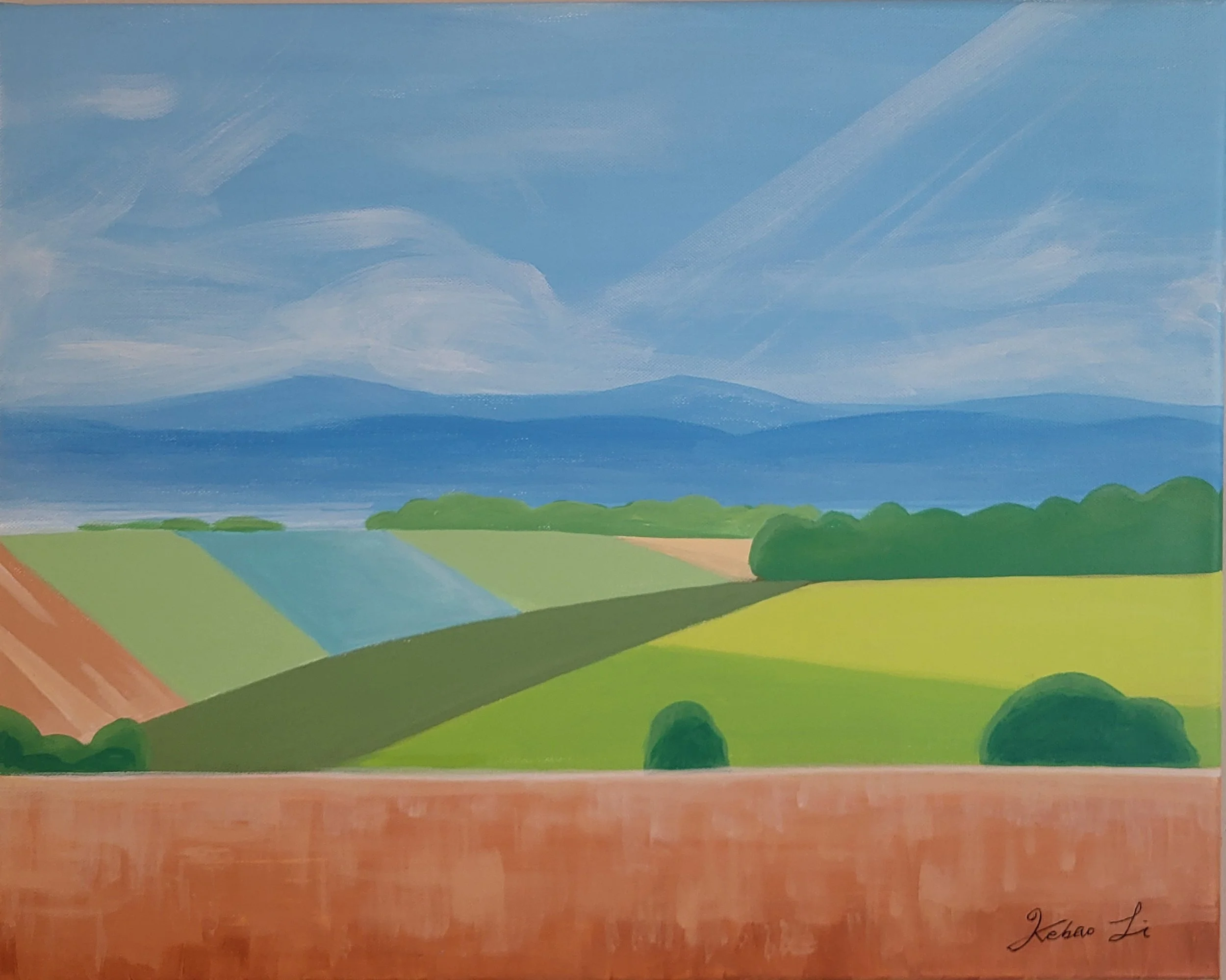 Pastoral Scenery (2025)
Acrylic on Canvas
16X20in