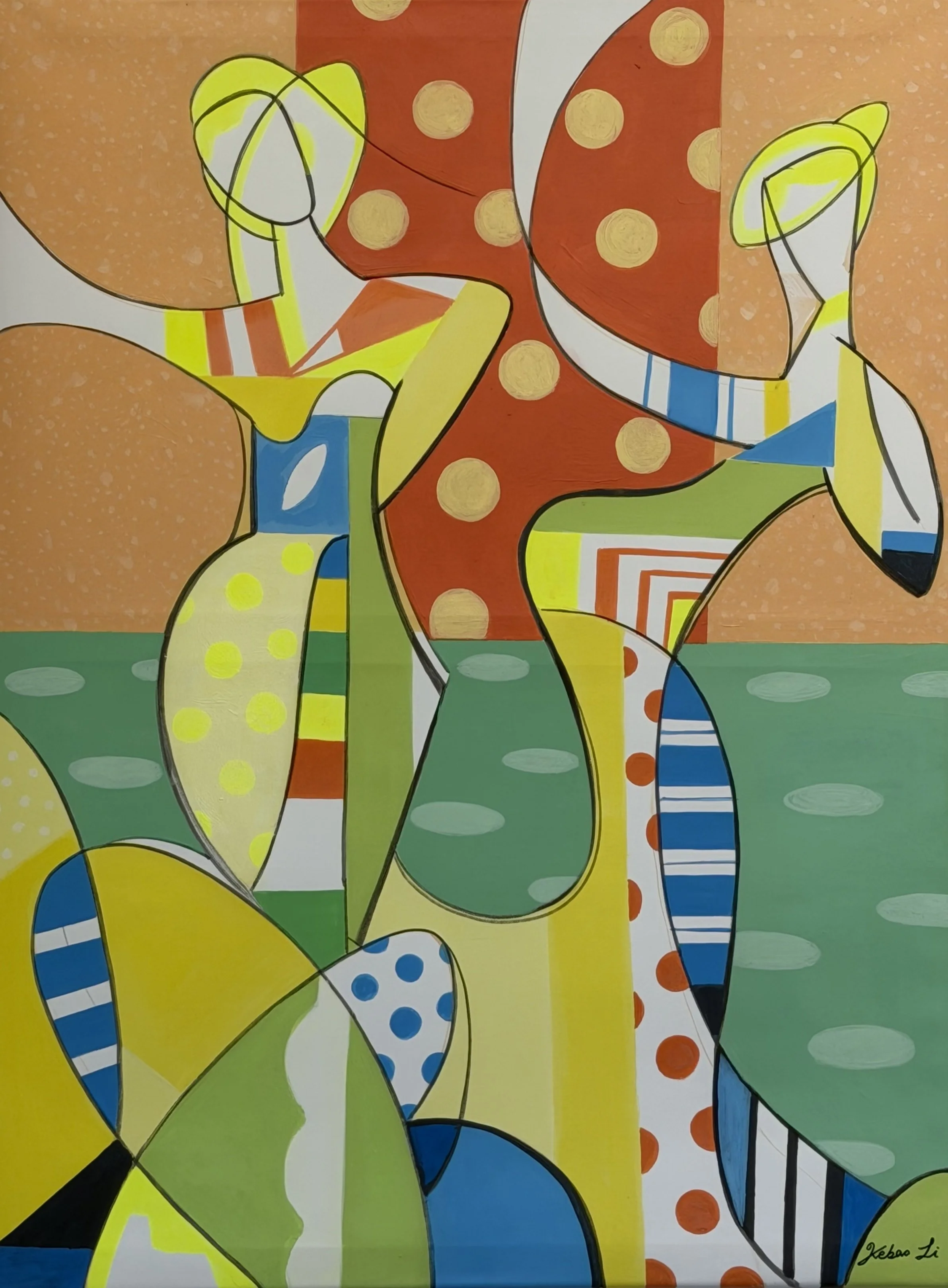 Dance Series: Colorful Moments(2025)
Acrylic on Canvas
30x40in