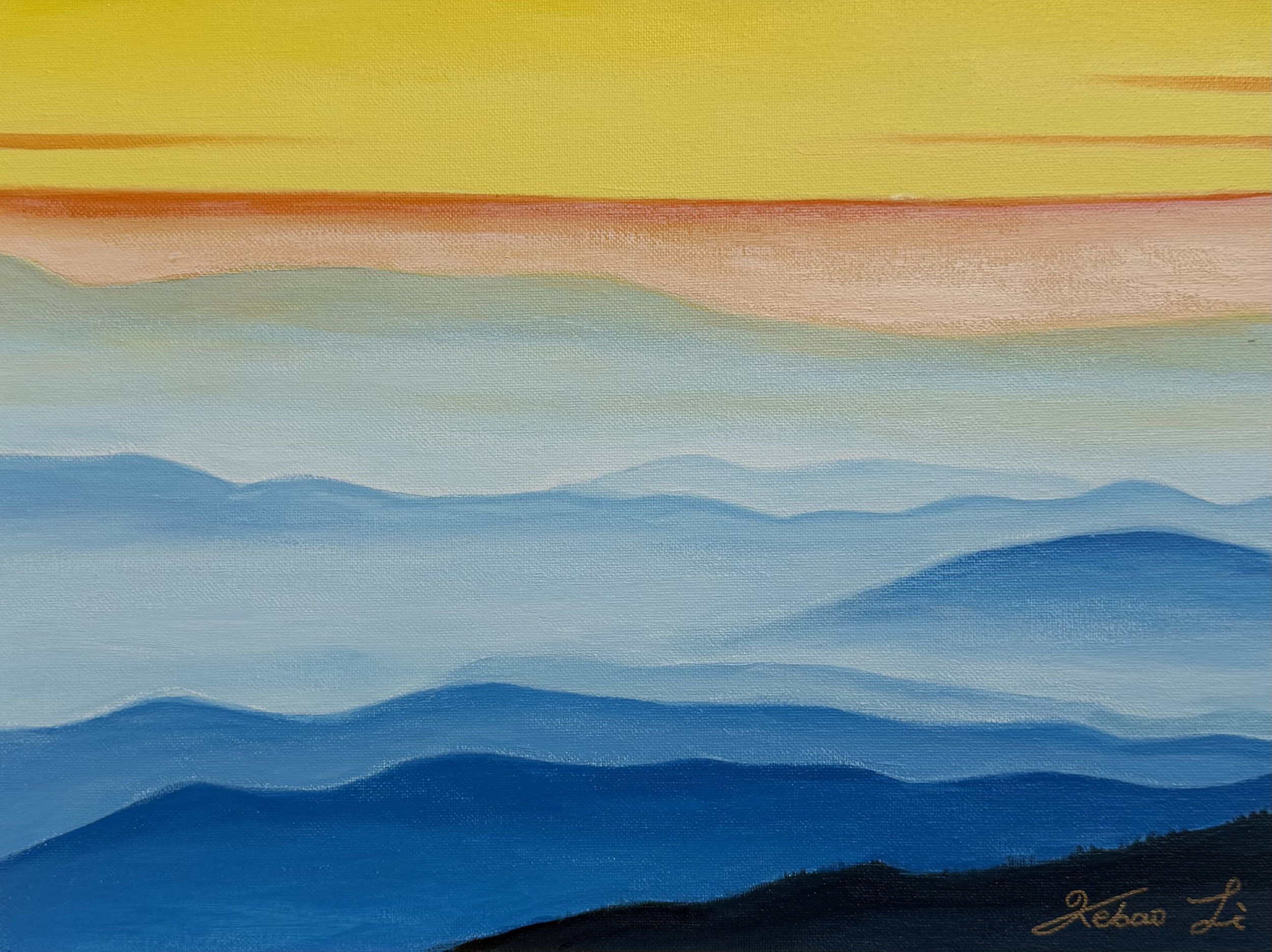 Pastoral  Scenery (2026)
Acrylic on Canvas
12x16in
