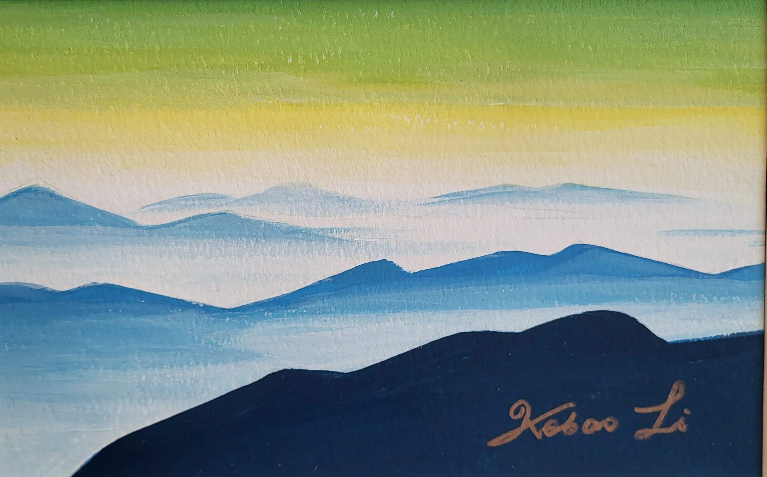 Mountain Reverie (2026)
Acrylic on Paper
8x10 in
