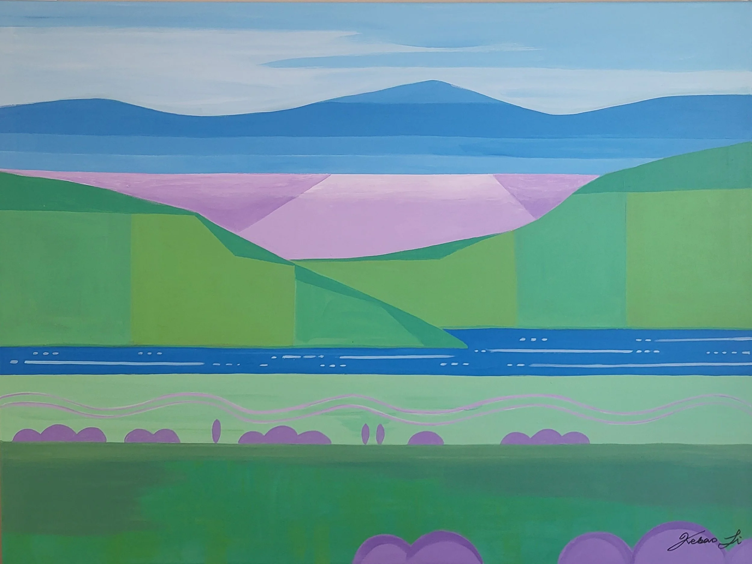 Pastoral Scenery (2025)
Acrylic on Canvas
30x40in