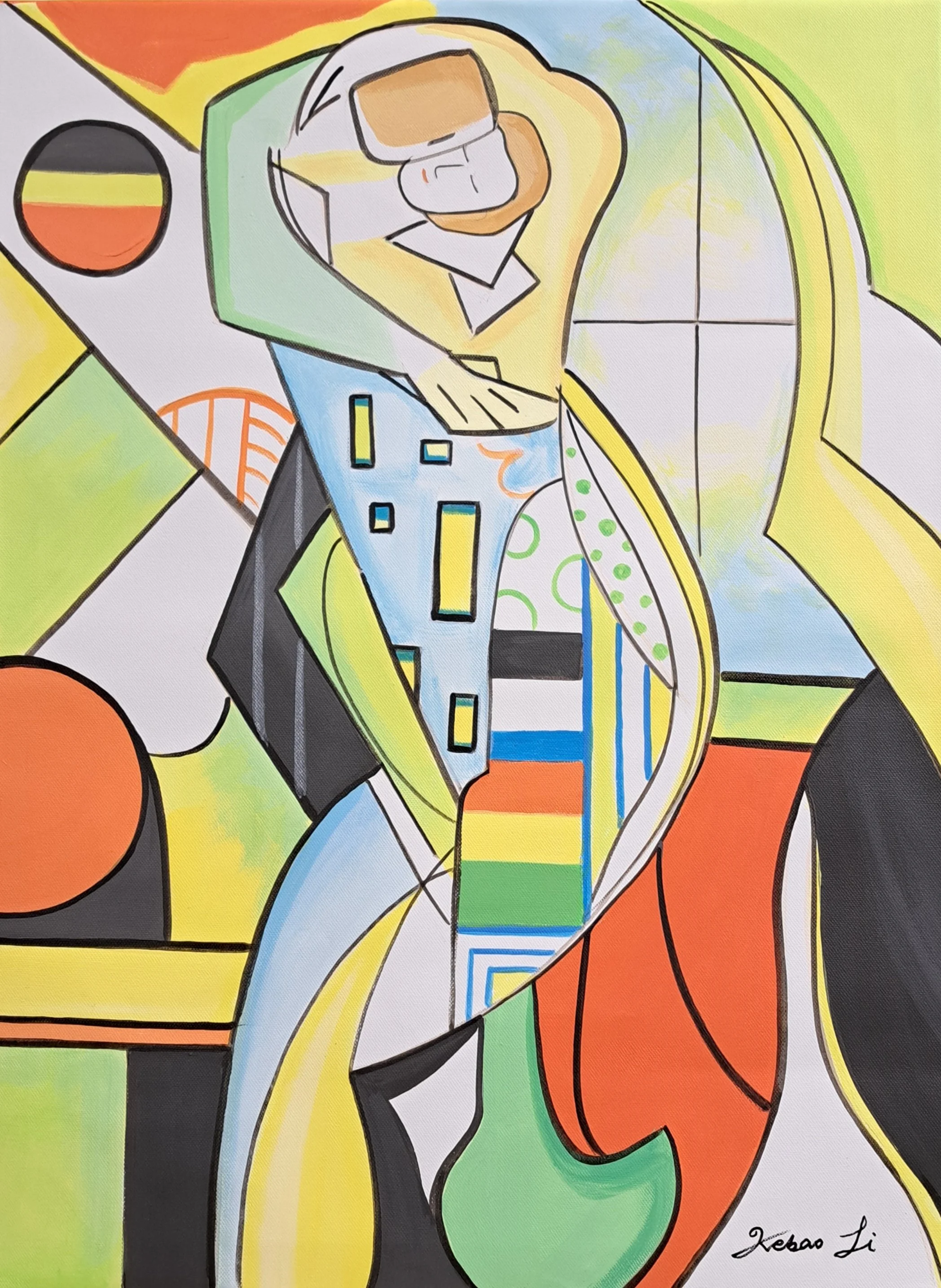 Kiss (2025)
Acrylic on Canvas
18X24in