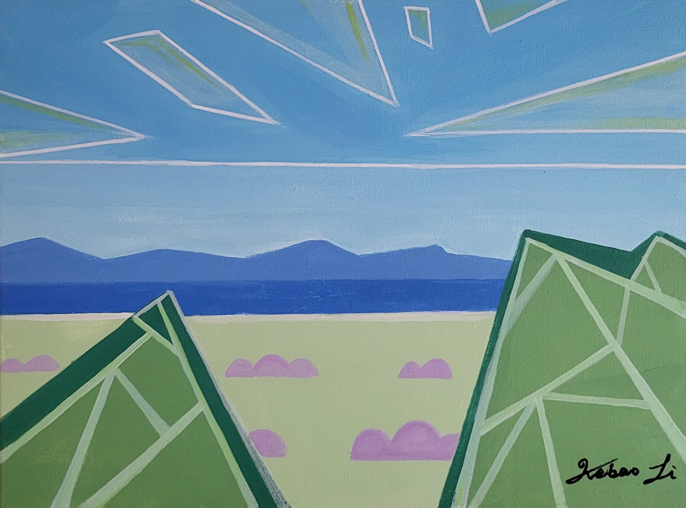 Pastoral Scenery (2025)
Acrylic on Canvas
12x16in