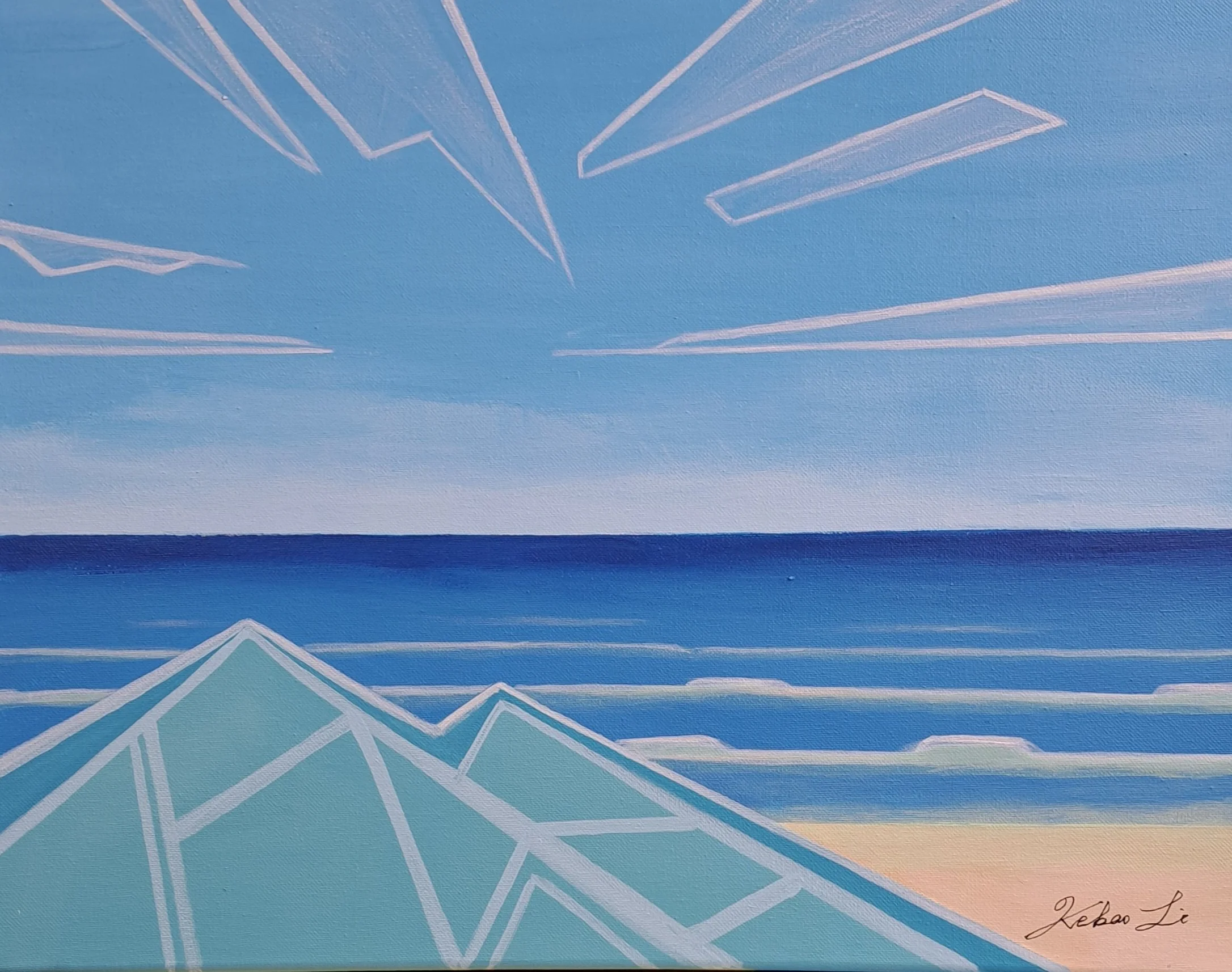 The Sea(2025)
Acrylic on Canvas
16x20in