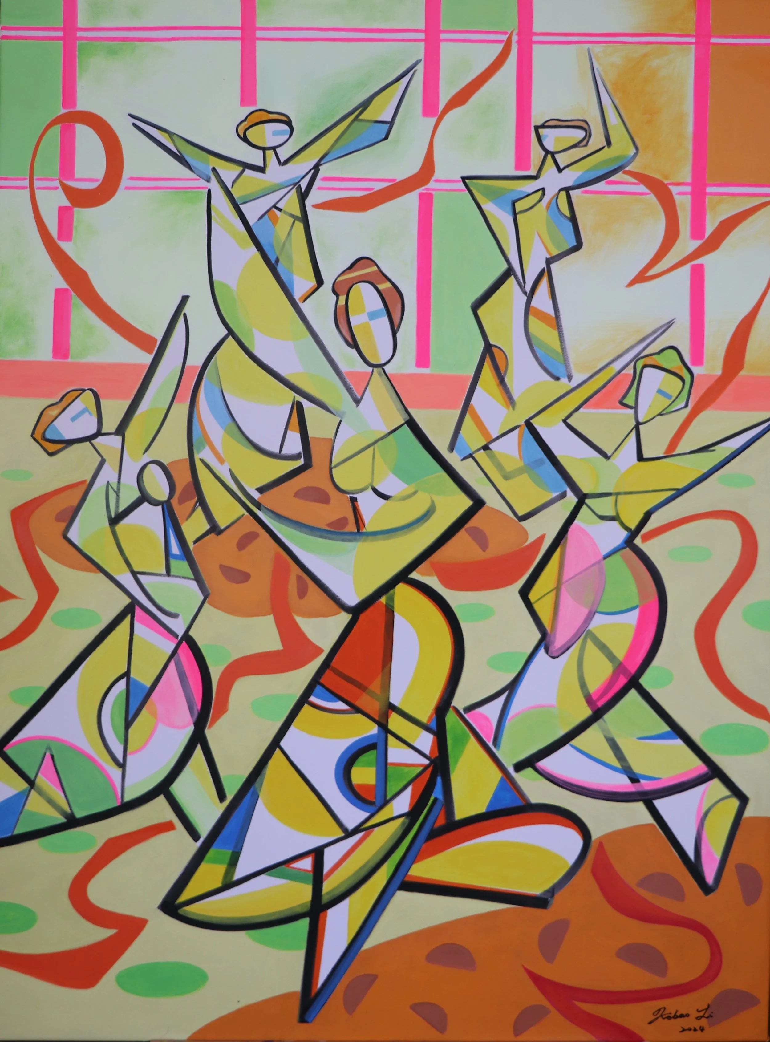 Dance Series: Passionate Steps(2025)
Acrylic on Canvas
30x40in
