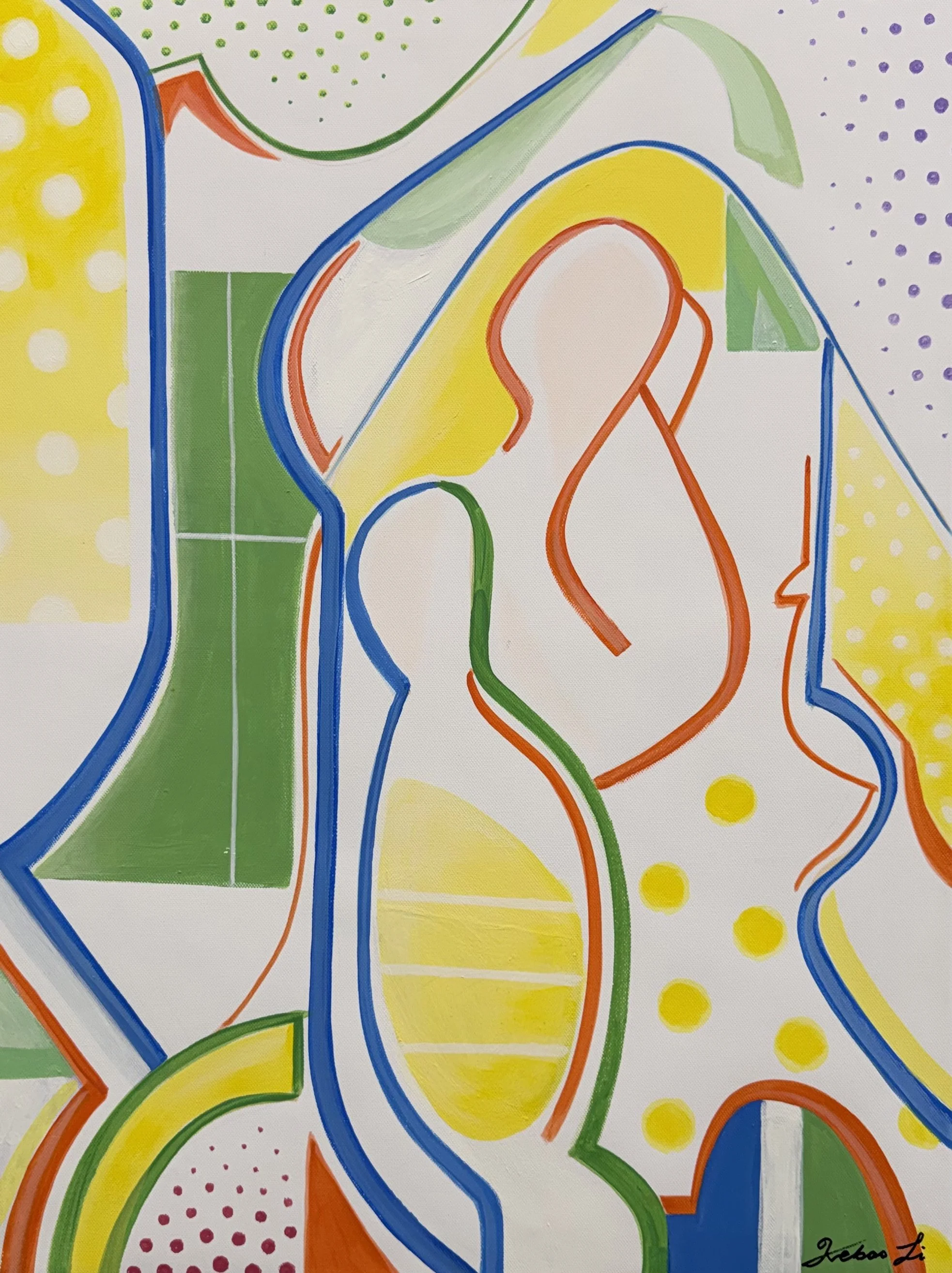 Abstract Figure Line Series: Together(2026)
Acrylic on Canvas
16x20in