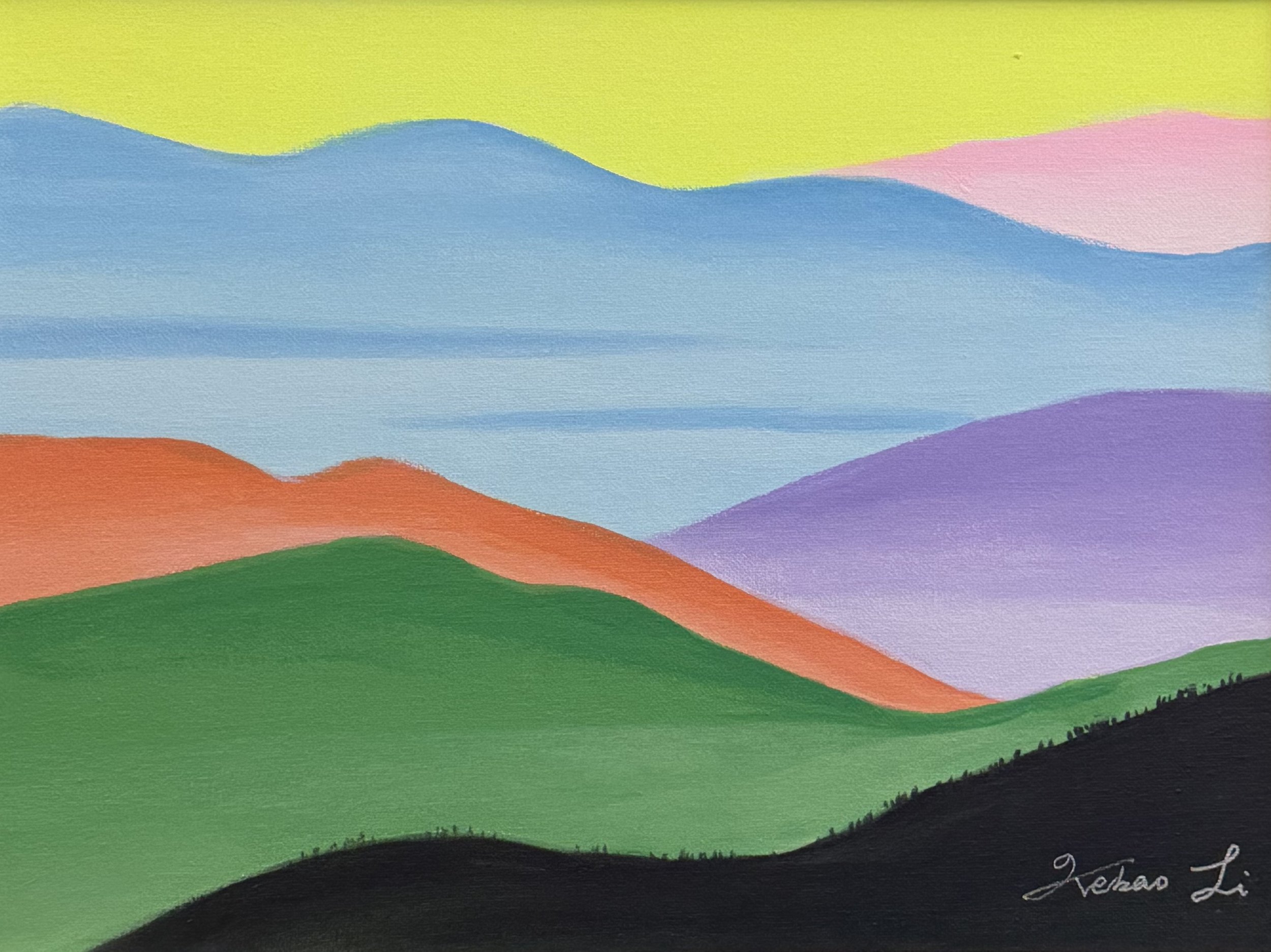 Pastoral  Scenery (2026)
Acrylic on Canvas
12x16in