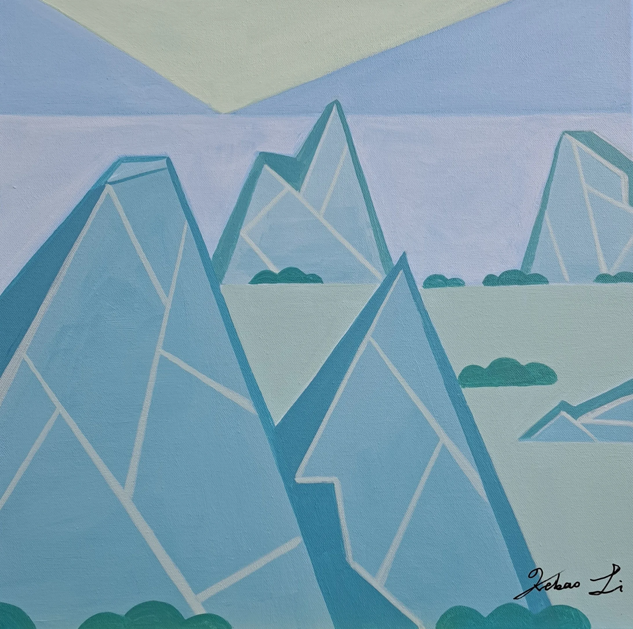 Pastoral Scenery (2025)
Acrylic on Canvas
18x18in