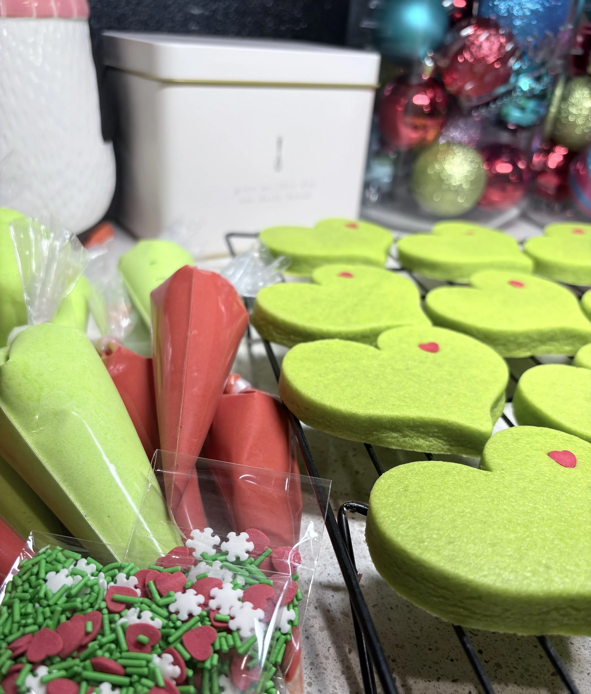 Grinch DIY Cookie Decorating Kits