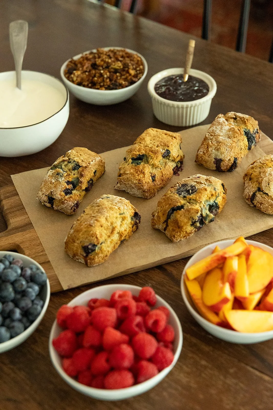 our complimentary breakfast spread