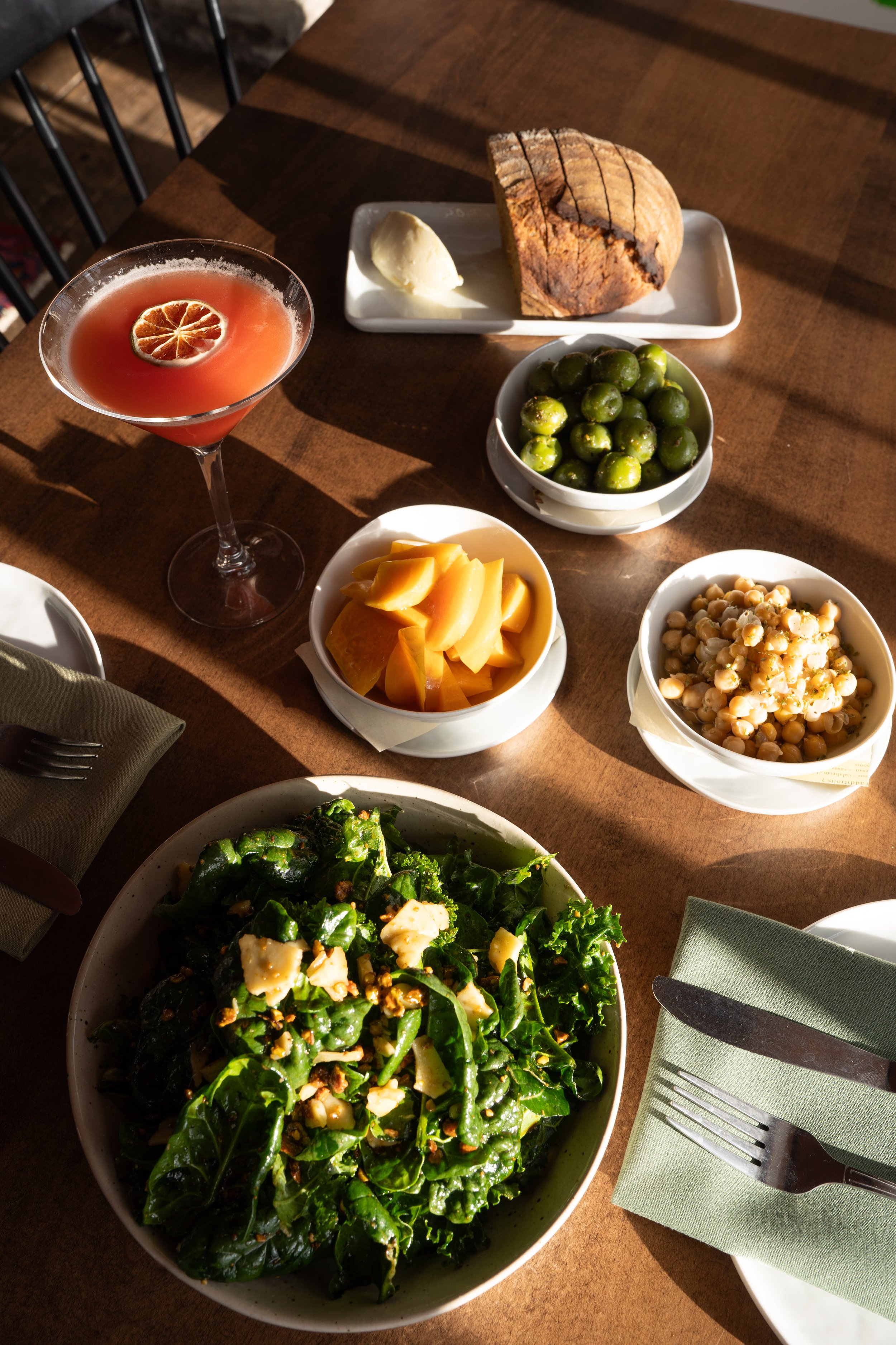 greens and things from our restaurant