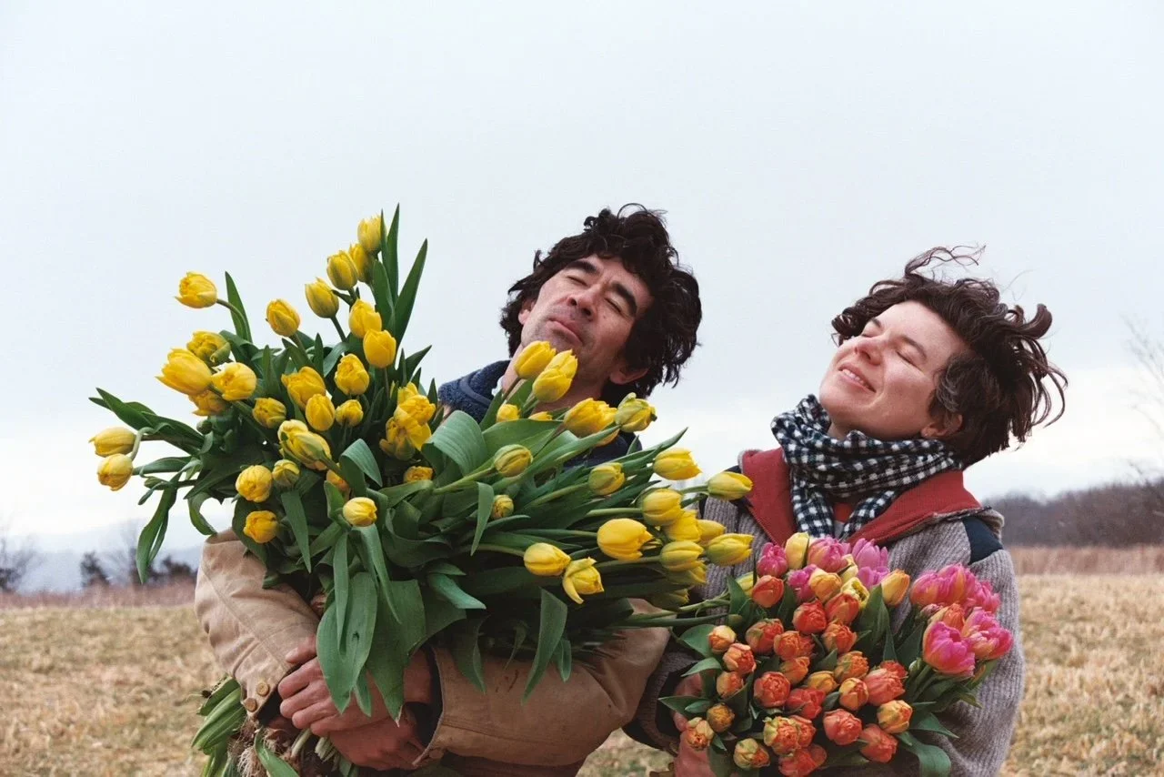 flower arranging workshop with understory farm: arranging and persuading spring into flower