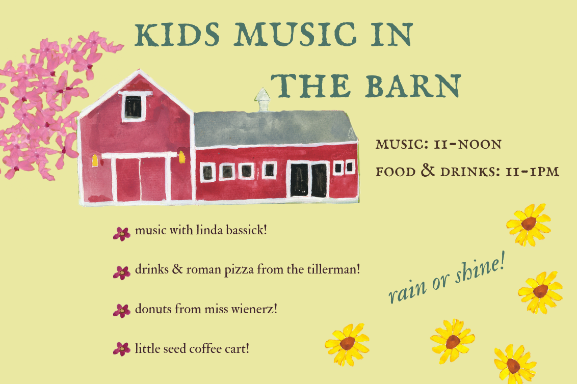 kids music & pizza in the barn!