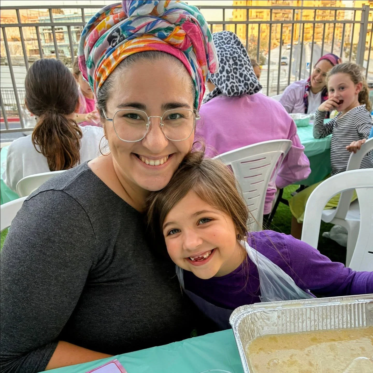 All these mothers took an hour out of their busy cooking day to bake challah with their daughters 😍 Proud to witness the next generation of Jewish leaders rising right here in Neve Shamir! There&rsquo;s truly nothing like mothers and daughters bakin