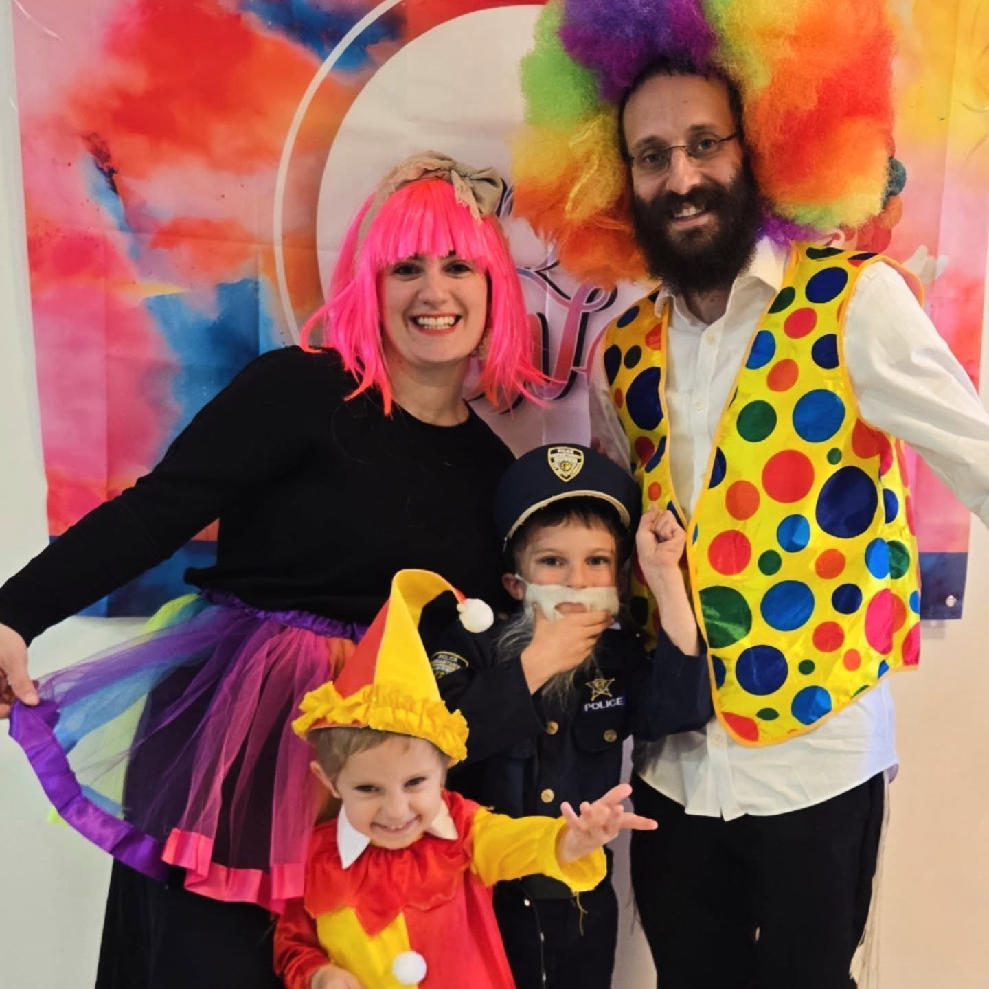 What's the real Jewish secret? We celebrate, we continue doing mitzvos, and we stay joyful! 

200+ men, women, and children heard megillah in 17 different locations across Neve Shamir.

Happy Purim! 💜