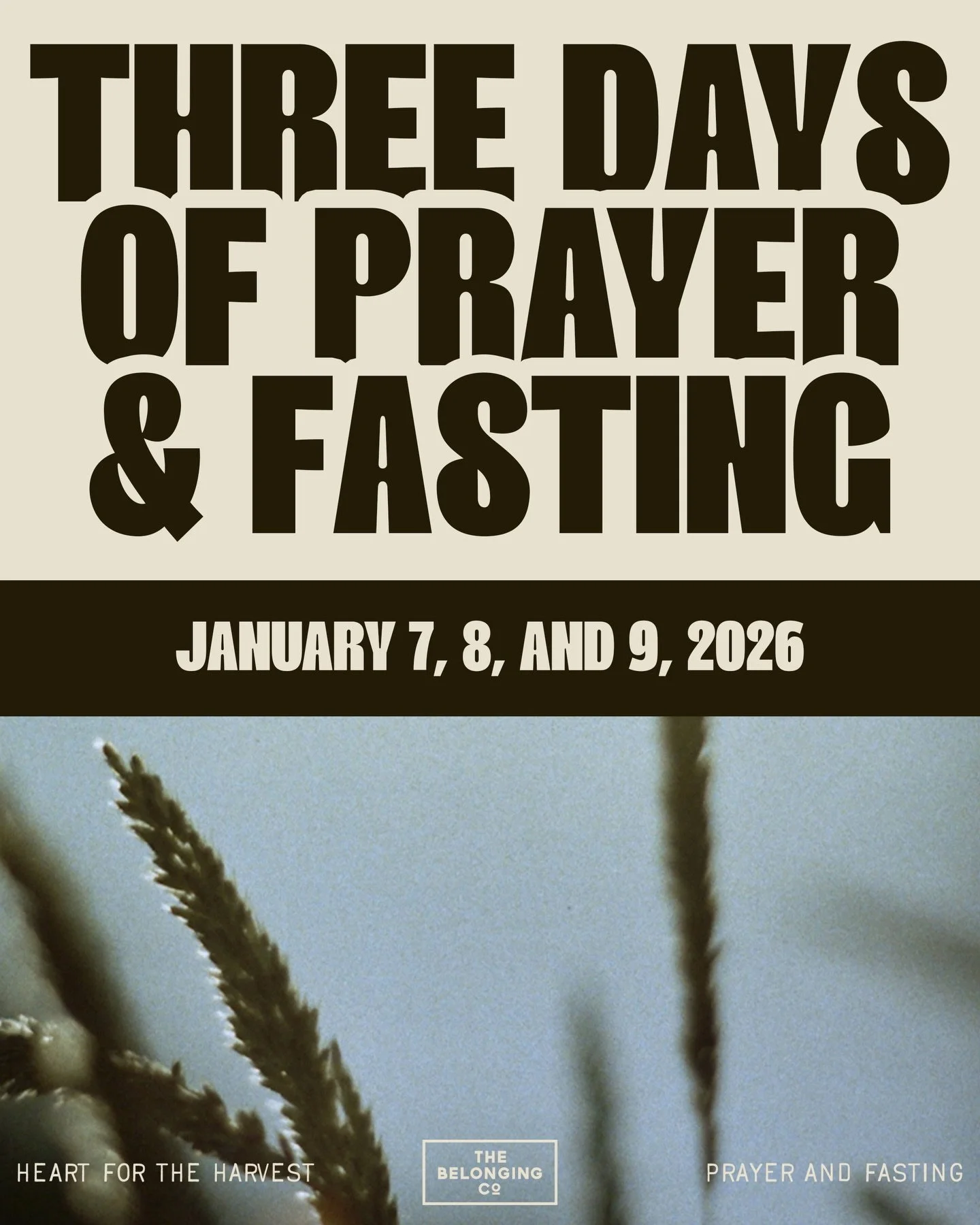 We believe in the power of prayer and fasting. 🙌 As we enter into a new year, we are expectant that God wants to bring in a harvest of souls and resouce for His kingdom. We&rsquo;re coming together to pray earnestly for harvest hands that are ready 