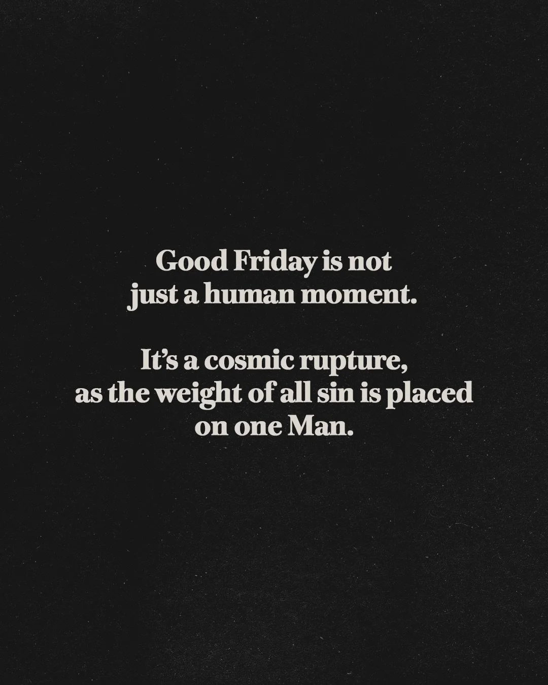 Today, we held our first Good Friday service as a church filled with worship, liturgy, and an overwhelming reverence and fresh awareness of Jesus&rsquo;s sacrifice on the cross. We are entering into the weekend with a fresh expectancy for Easter Sund