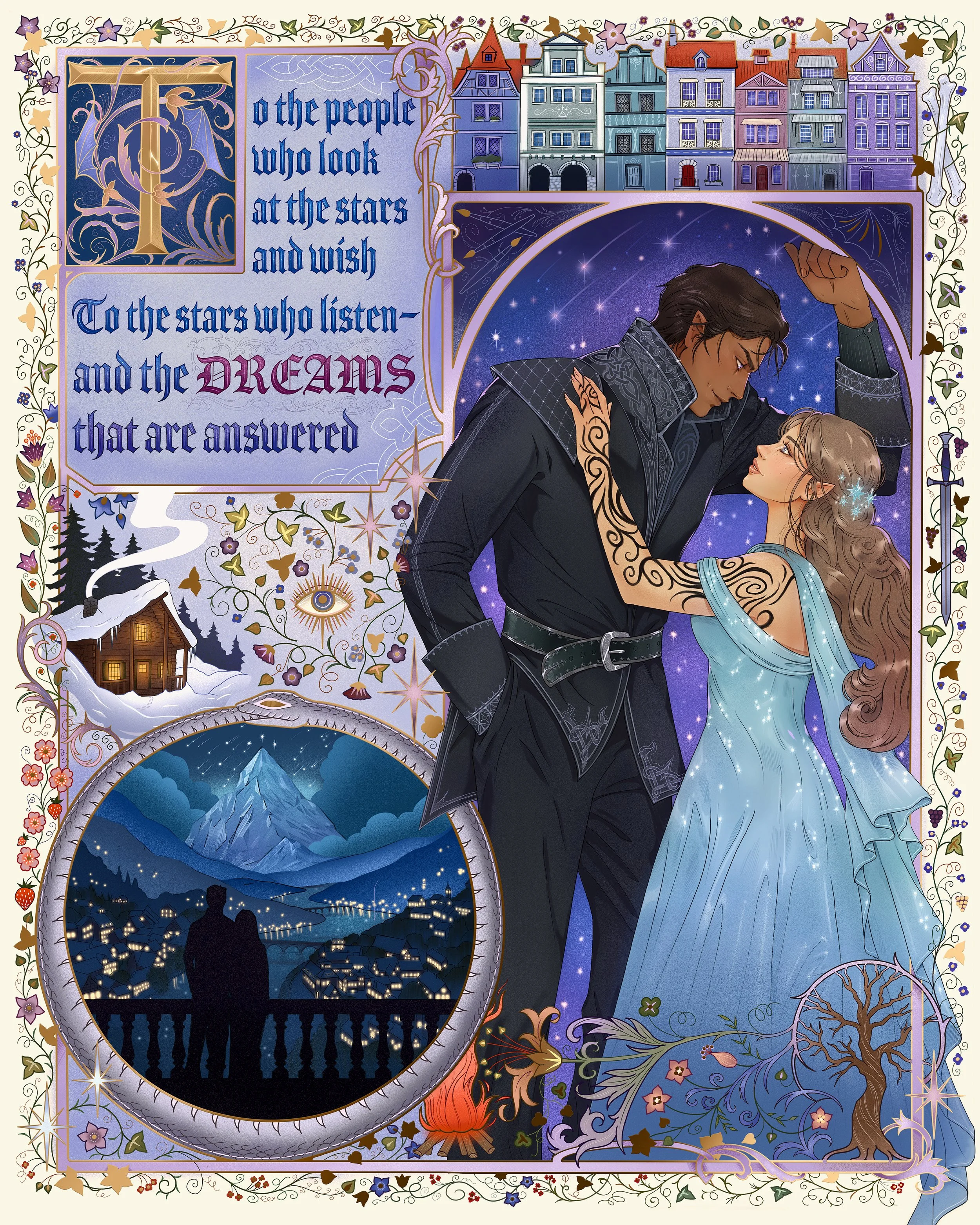 Officially Licensed 1000 piece puzzle | A Court of Thorns and Roses | by Sarah J, Maas | Chronicle Books 2026