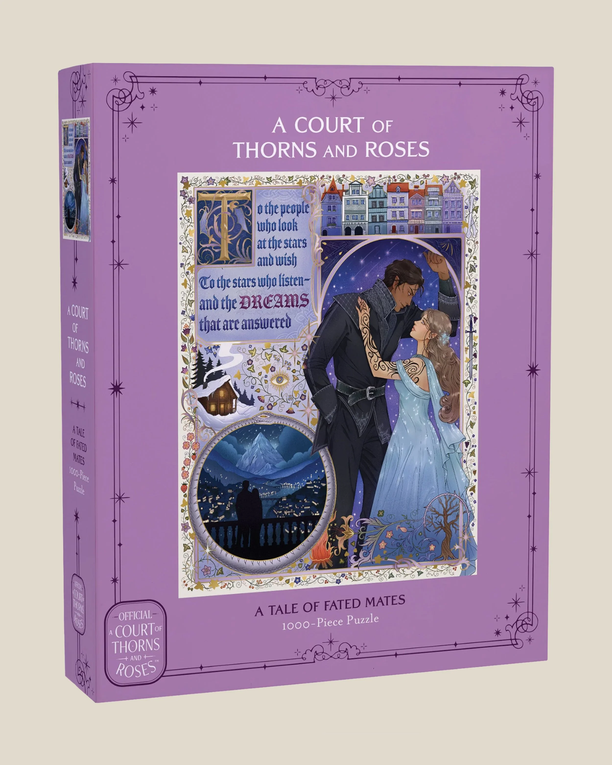 Officially Licensed 1000 piece puzzle | A Court of Thorns and Roses | by Sarah J, Maas | Chronicle Books 2026