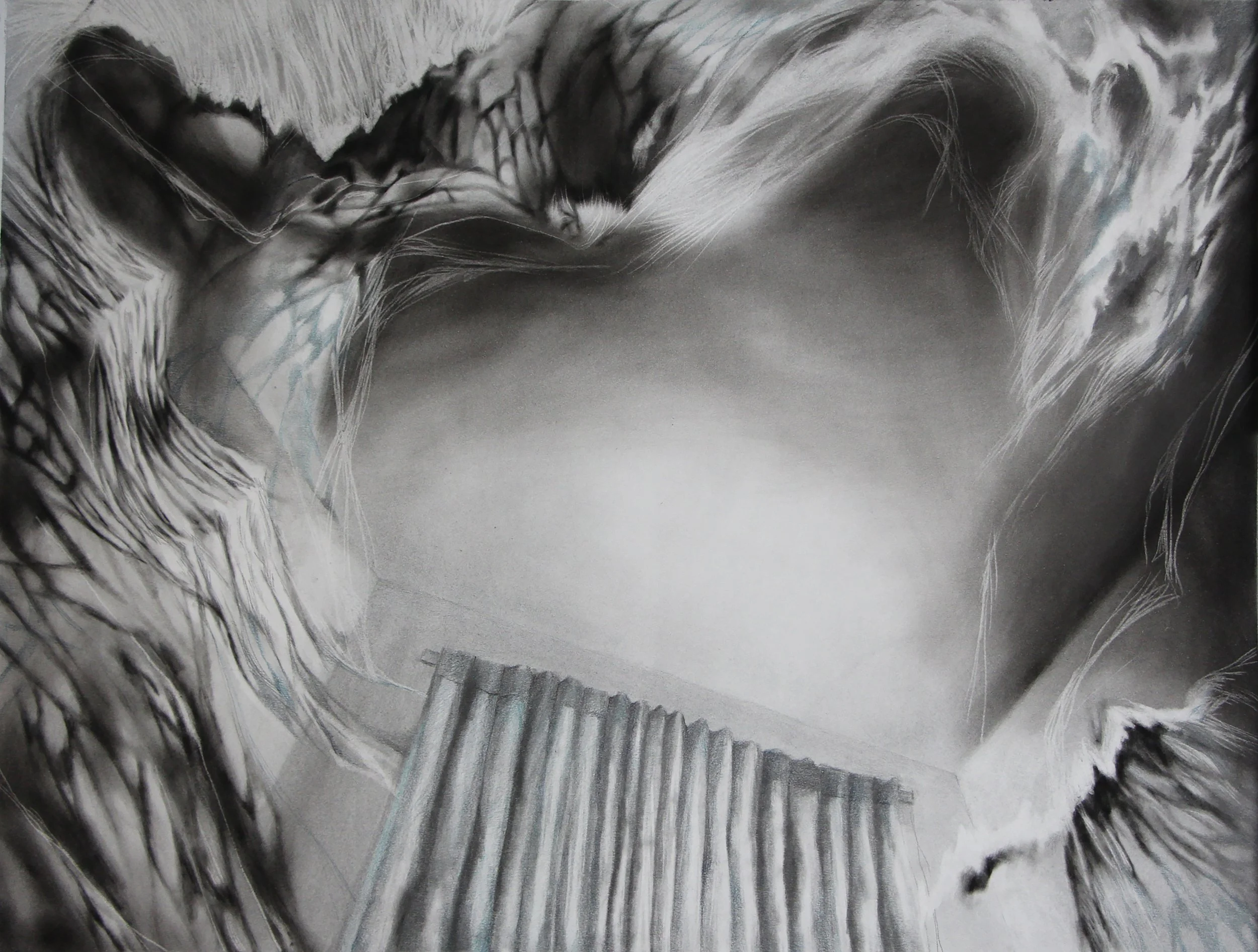 Untitled. From memories series. Pencil on cardboard. 60 * 50 cm. 2016